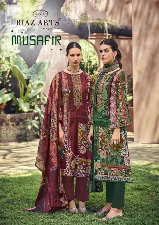 Musafir Vol-23 By Riaz Arts 101 To 104 Series Wholesale Designer Pakistani Suits Collection Beautiful Stylish Fancy Colorful Party Wear & Occasional Wear Pure Lawn Print With Embroidered Dresses At Wholesale Price