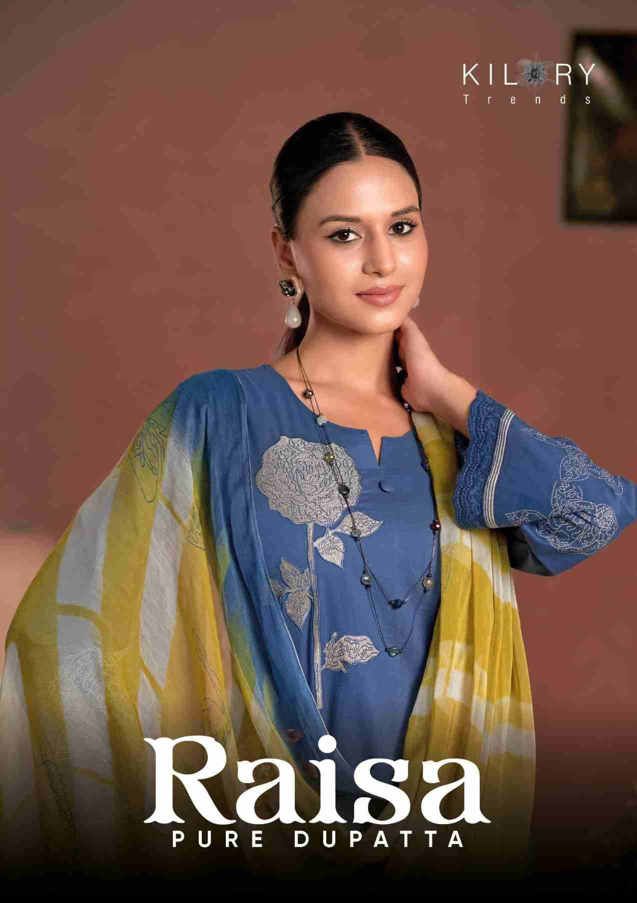 Raisa By Kilory 1661 To 1663 Series Beautiful Festive Suits Colorful Stylish Fancy Casual Wear & Ethnic Wear Pure Lawn Cotton Dresses At Wholesale Price