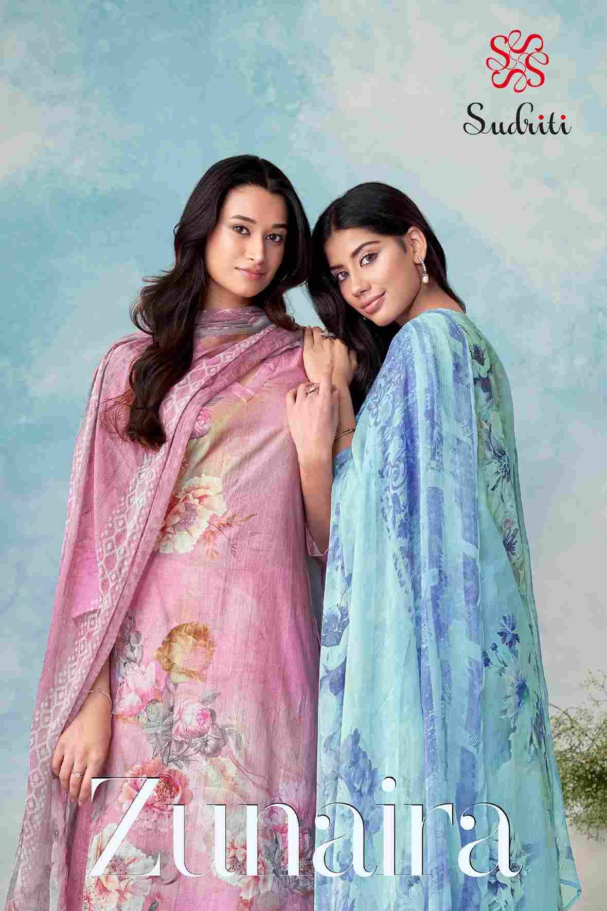 Zunaira By Sudriti Beautiful Stylish Festive Suits Fancy Colorful Casual Wear & Ethnic Wear & Ready To Wear Cotton Lawn Print Dresses At Wholesale Price