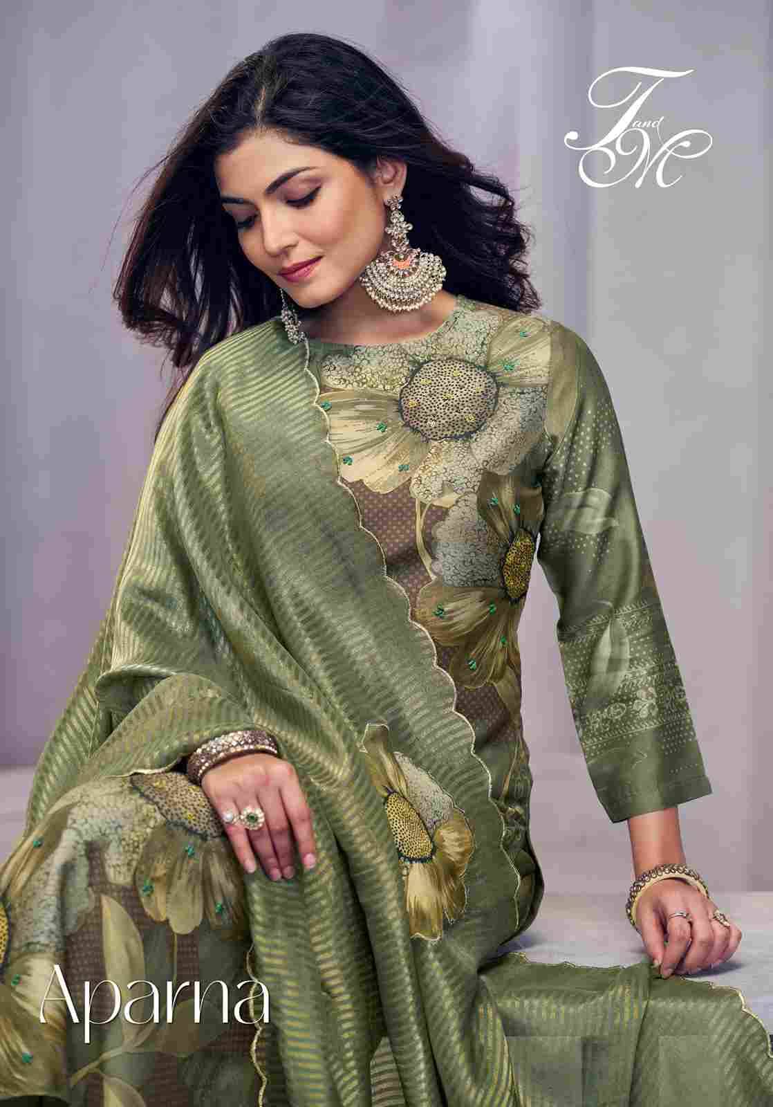 Aparna By T And M Designer Studio Beautiful Festive Suits Colorful Stylish Fancy Casual Wear & Ethnic Wear Simmer Viscose Dresses At Wholesale Price
