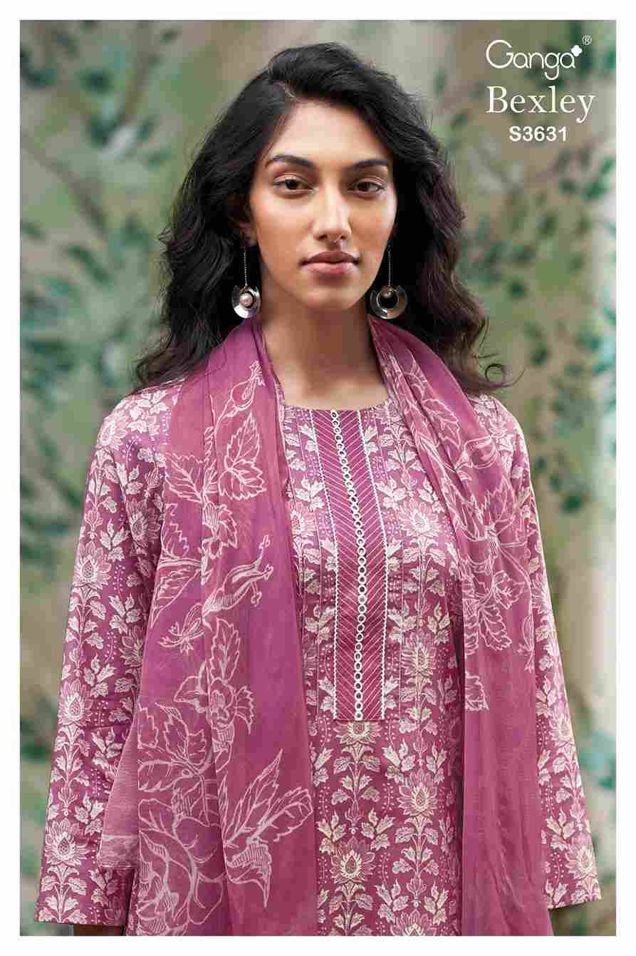 Bexley-3631 By Ganga Fashion 3631-A To 3631-D Series Beautiful Festive Suits Colorful Stylish Fancy Casual Wear & Ethnic Wear Pure Cotton Dresses At Wholesale Price