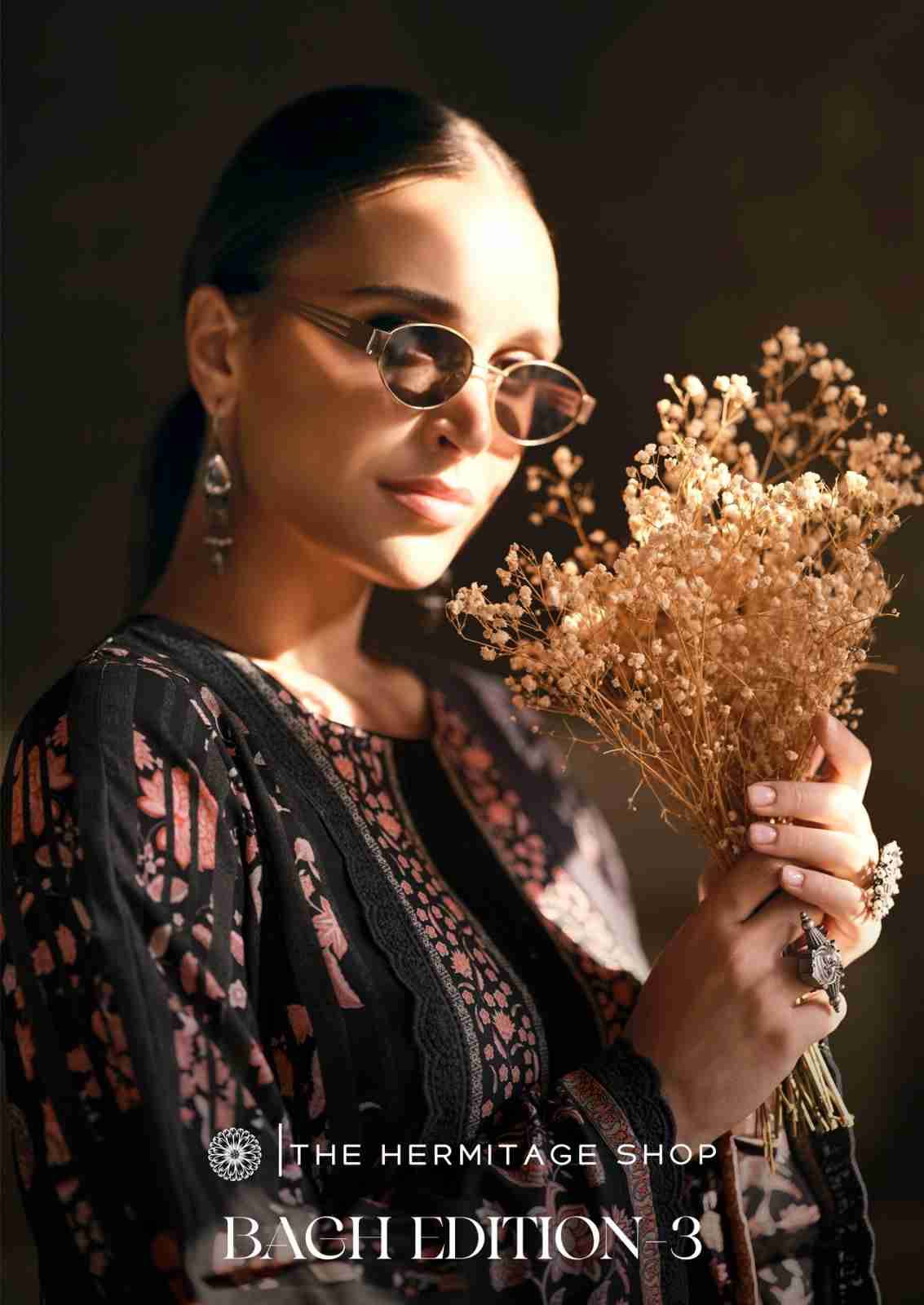 Bagh Vol-3 By The Hermitage Shop 01 To 06 Series Beautiful Festive Suits Colorful Stylish Fancy Casual Wear & Ethnic Wear Pure Lawn Dresses At Wholesale Price