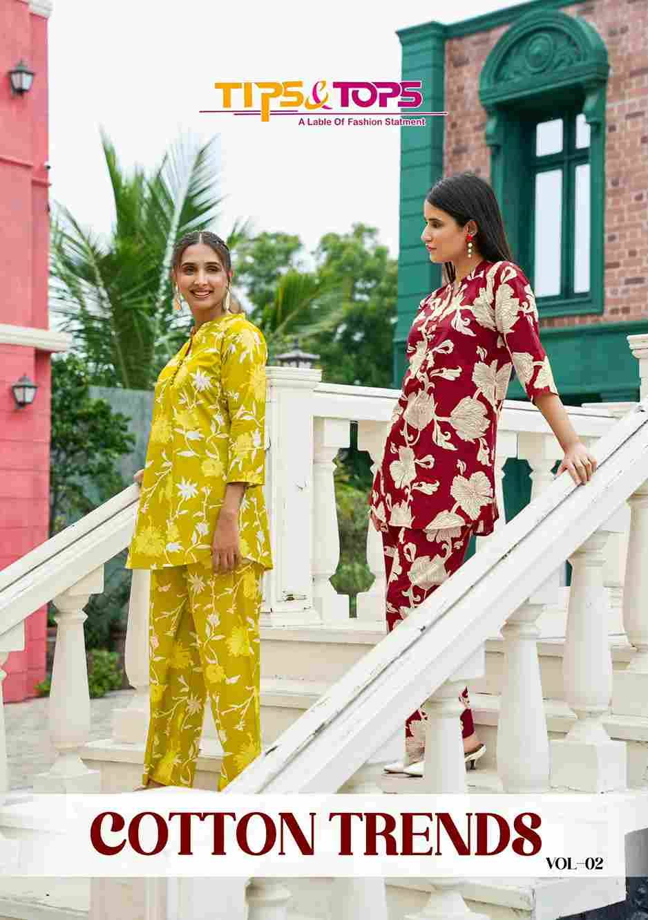 Cotton Trends Vol-2 By Tips And Tops 2001 To 2006 Series Designer Stylish Fancy Colorful Beautiful Party Wear & Ethnic Wear Collection Cotton Print Co-Ord At Wholesale Price
