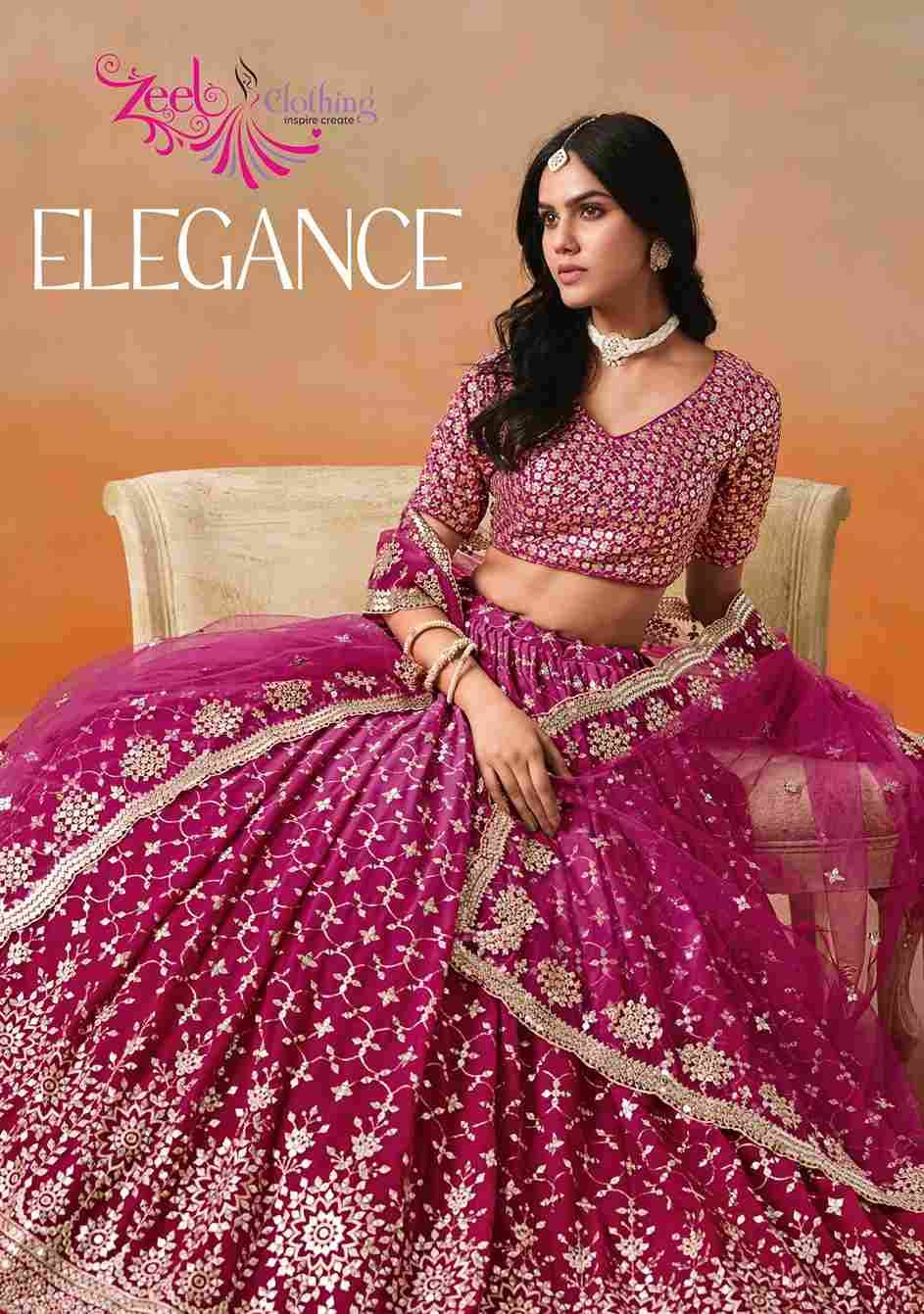 Elegance By Zeel Clothing 7086-A To 7086-K Series Designer Beautiful Collection Occasional Wear & Party Wear Fancy Lehengas At Wholesale Price