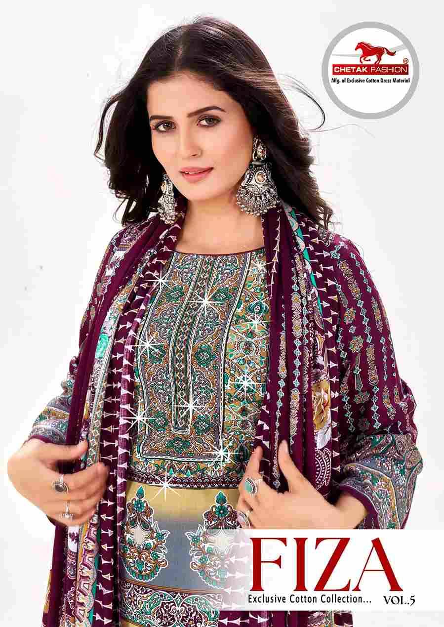 Fiza Vol-5 By Chetak Fashion 5001 To 5008 Series Beautiful Festive Suits Colorful Stylish Fancy Casual Wear & Ethnic Wear Rayon Print Dresses At Wholesale Price