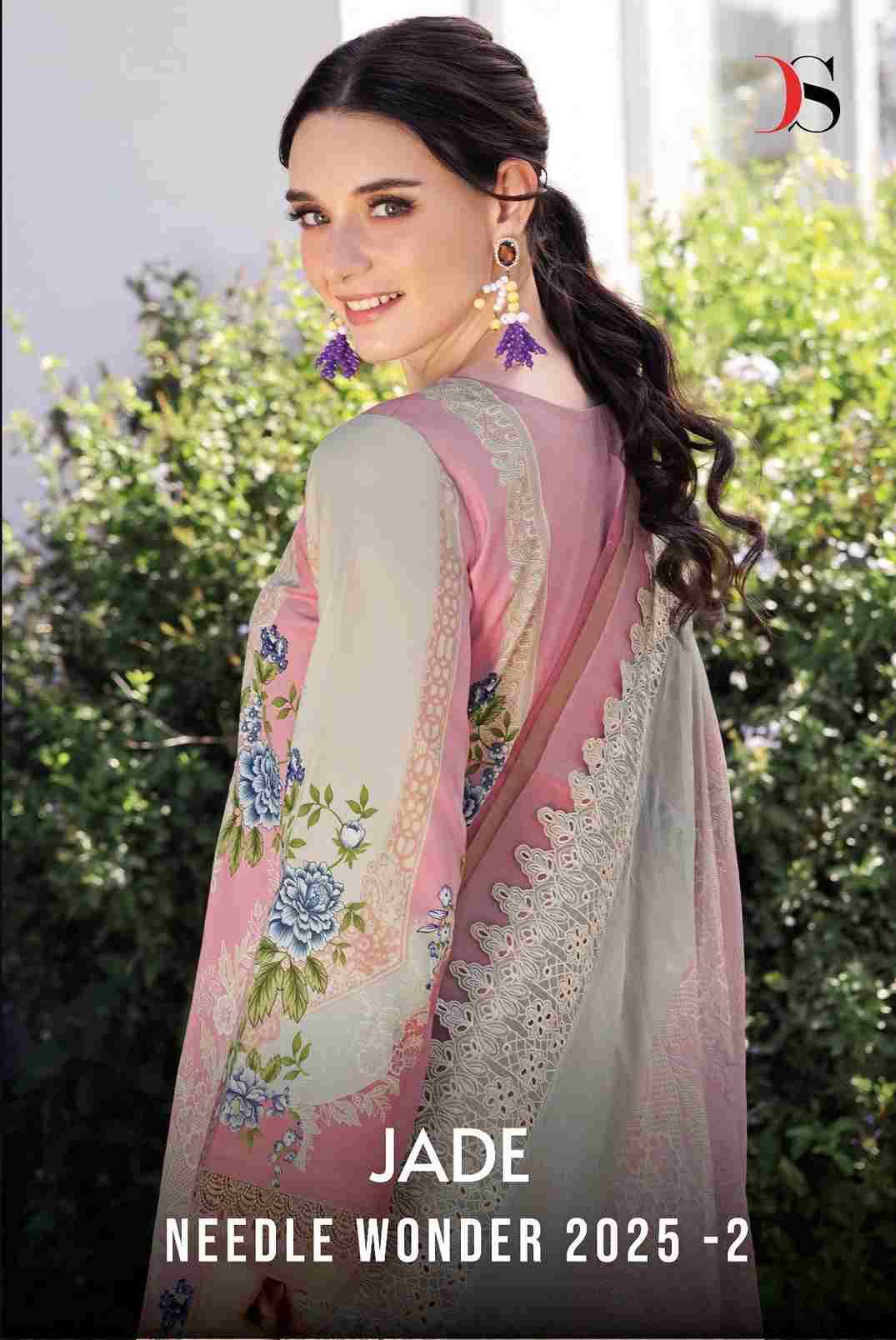 Jade Needle Wonder-2025 Vol-2 By Deepsy Suits 1171 To 1178 Series Pakistani Stylish Beautiful Colourful Printed & Embroidered Party Wear & Occasional Wear Pure Cotton Dresses At Wholesale Price