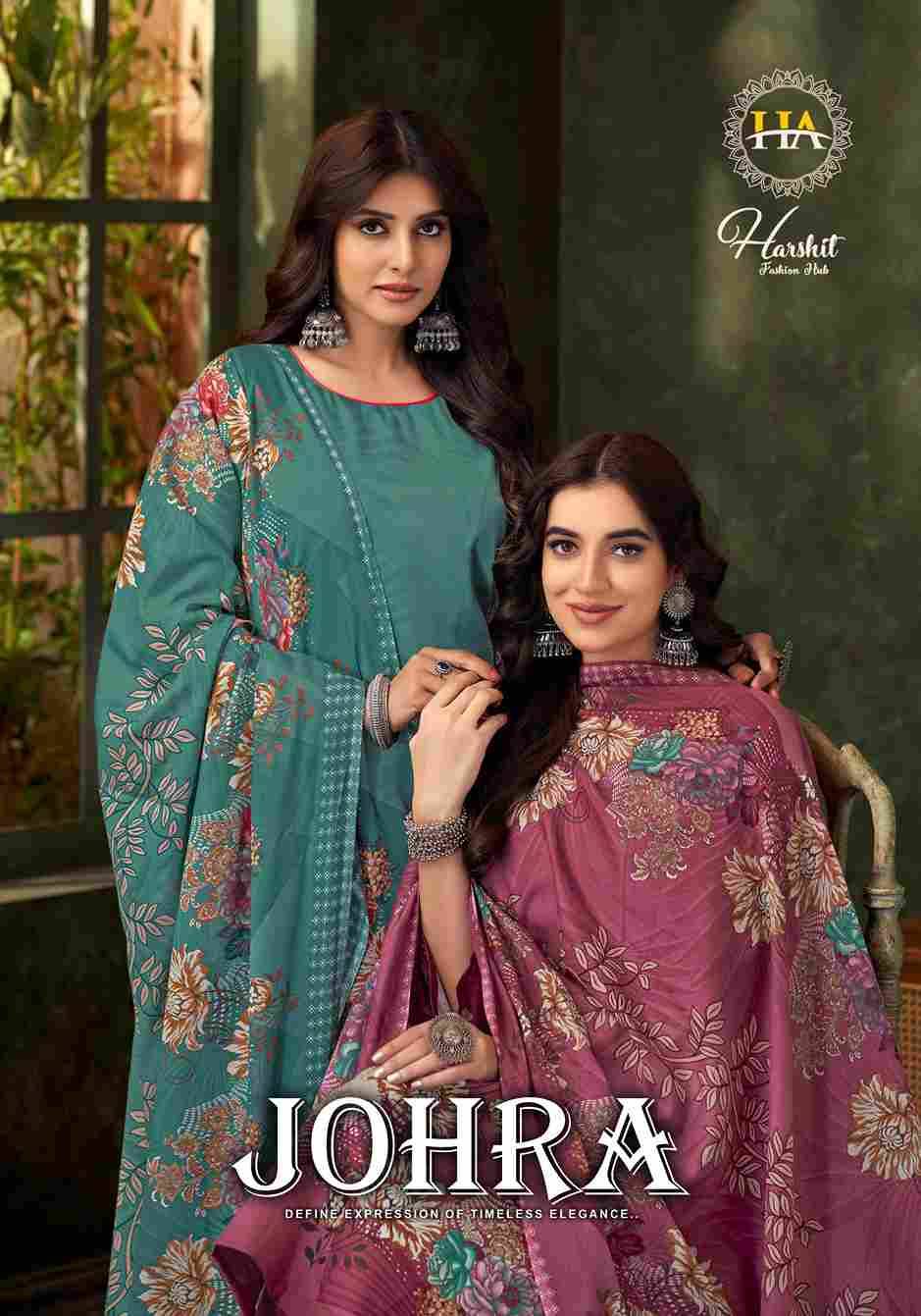 Johra By Harshit Fashion Hub 1921-738-01 To 1921-738-06 Series Beautiful Festive Suits Stylish Fancy Colorful Casual Wear & Ethnic Wear Pure Jam Cotton Dresses At Wholesale Price