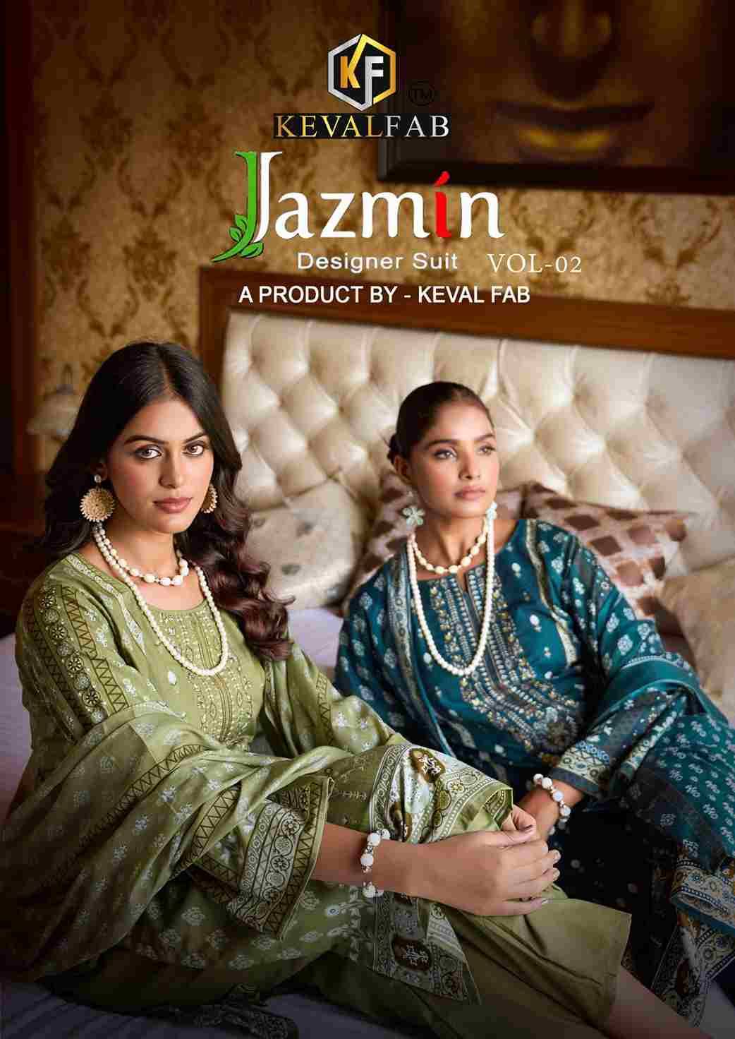 Jazmin Vol-2 By Keval Fab 2001 To 2008 Series Beautiful Festive Suits Stylish Fancy Colorful Casual Wear & Ethnic Wear Soft Cotton Dresses At Wholesale Price