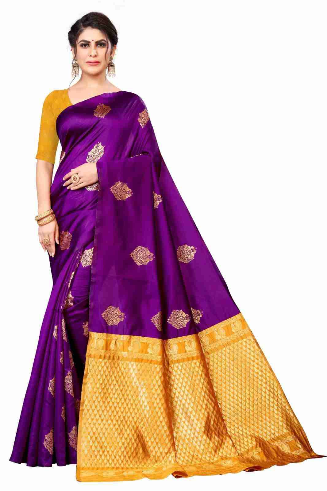 Kp-3010 By Fashid Wholesale 01 To 04 Series Indian Traditional Wear Collection Beautiful Stylish Fancy Colorful Party Wear & Occasional Wear Soft Lichi Silk Saree Sarees At Wholesale Price