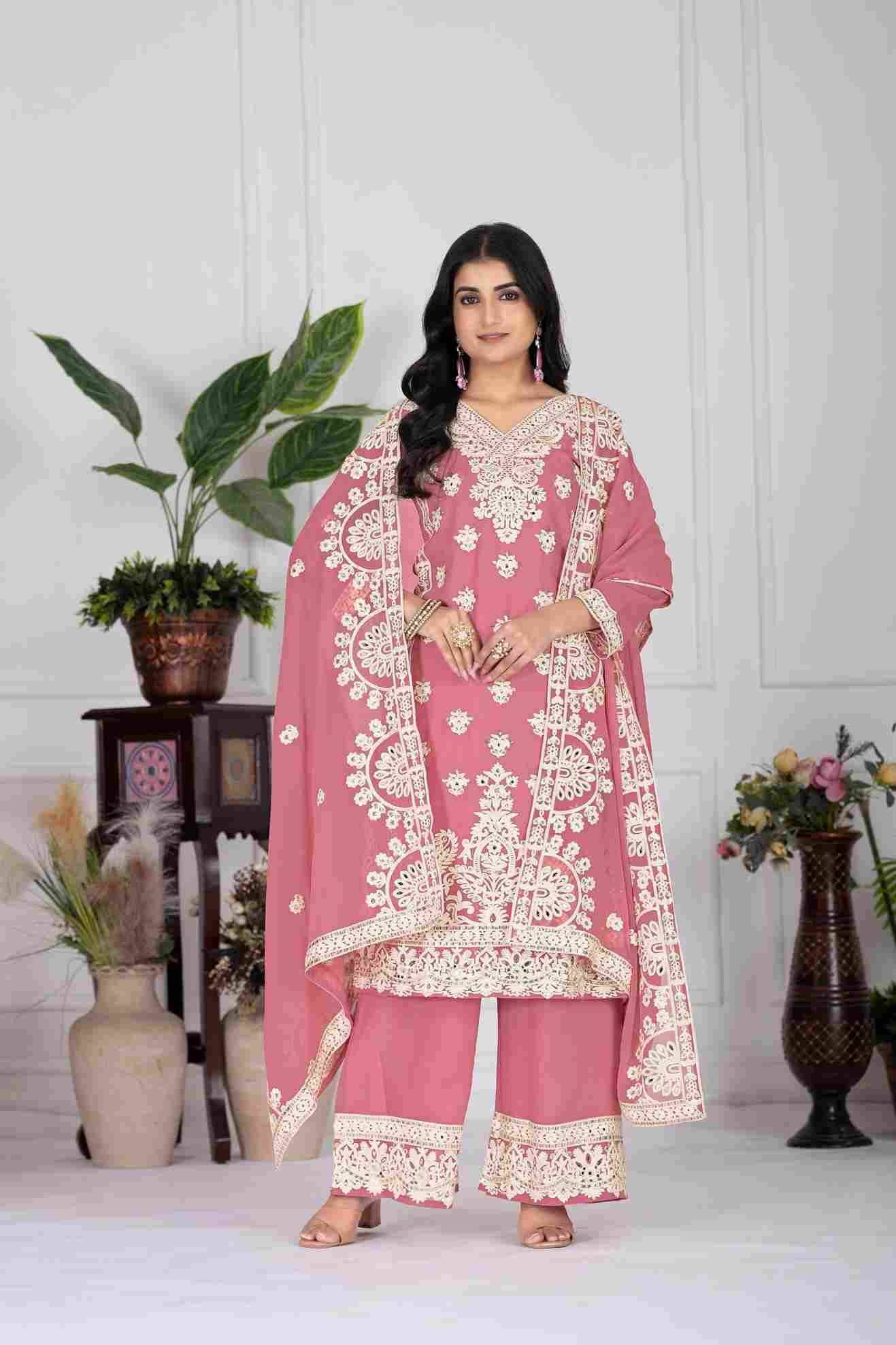 Kf-1688 By Fashid Wholesale 01 To 03 Series Beautiful Stylish Festive Suits Fancy Colorful Casual Wear & Ethnic Wear & Ready To Wear Heavy Faux Georgette Dresses At Wholesale Price