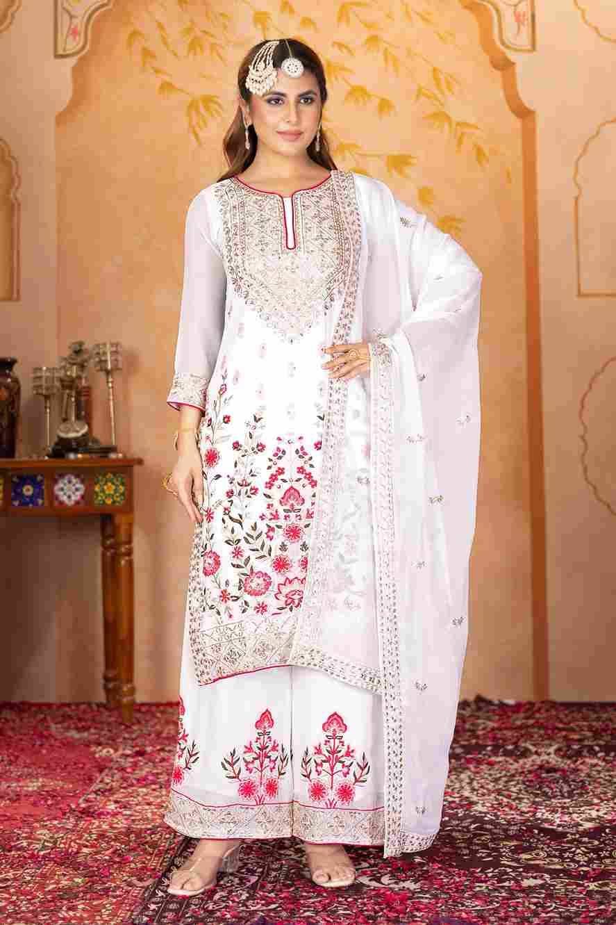 Kf-1686 By Fashid Wholesale 01 To 02 Series Beautiful Stylish Festive Suits Fancy Colorful Casual Wear & Ethnic Wear & Ready To Wear Heavy Faux Georgette Dresses At Wholesale Price
