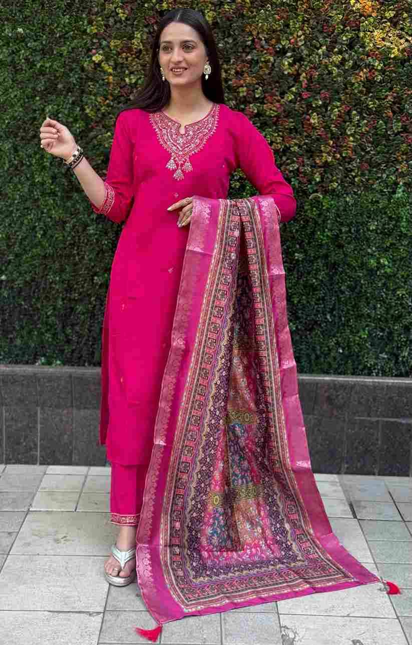 Kr-370 By Fashid Wholesale Designer Festive Suits Collection Beautiful Stylish Fancy Colorful Party Wear & Occasional Wear Roman Silk Kurti With Pent At Wholesale Price
