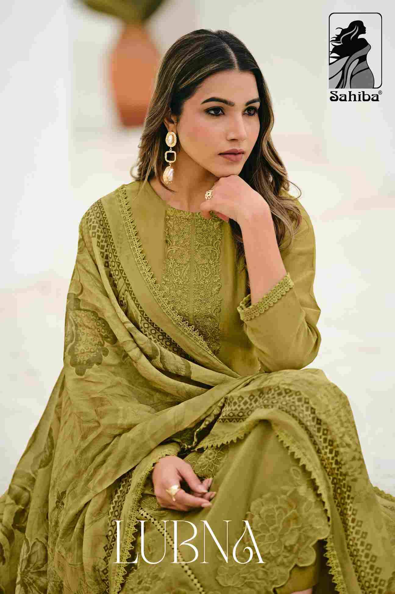 Lubna By Sahiba Fabrics Beautiful Festive Suits Colorful Stylish Fancy Casual Wear & Ethnic Wear Organza Silk Dresses At Wholesale Price