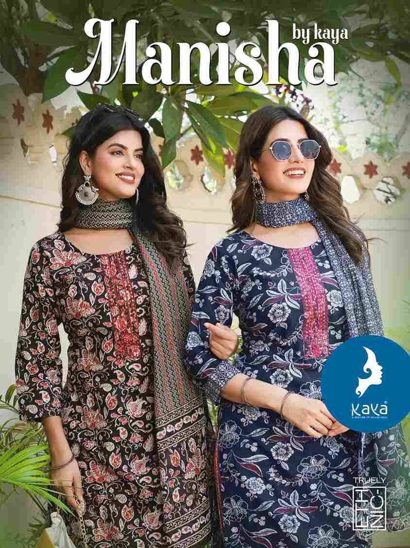 Manisha By Kaya 01 To 06 Series Beautiful Festive Suits Colorful Stylish Fancy Casual Wear & Ethnic Wear Cotton Print Dresses At Wholesale Price