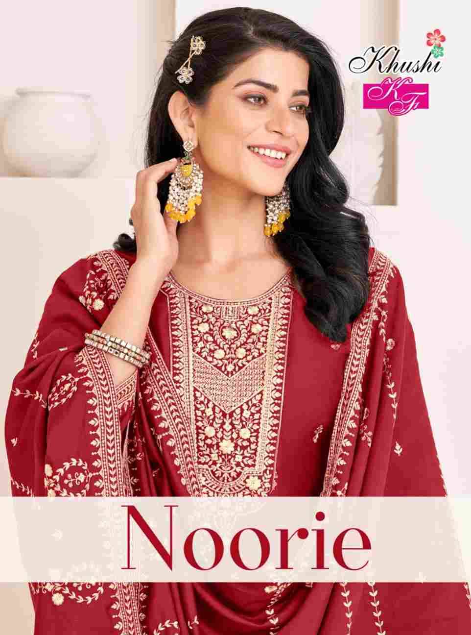 Noorie By Khushi Fashion 1001 To 1006 Series Designer Festive Suits Collection Beautiful Stylish Fancy Colorful Party Wear & Occasional Wear Fancy Dresses At Wholesale Price