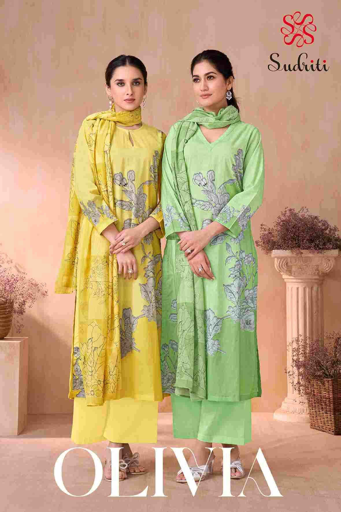 Olivia By Sudriti Beautiful Stylish Festive Suits Fancy Colorful Casual Wear & Ethnic Wear & Ready To Wear Cotton Lawn Print Dresses At Wholesale Price