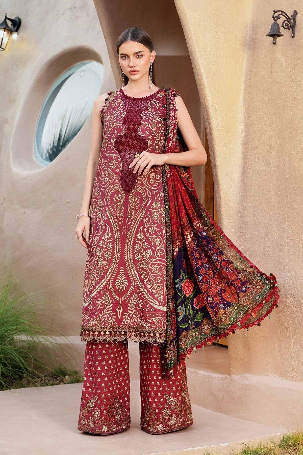 Original Pakistani Maria B  Mprints-2025  By Fashid Wholesale 01 To 07 Series Beautiful Pakistani Suits Colorful Stylish Fancy Casual Wear & Ethnic Wear Lawn Print Dresses At Wholesale Price