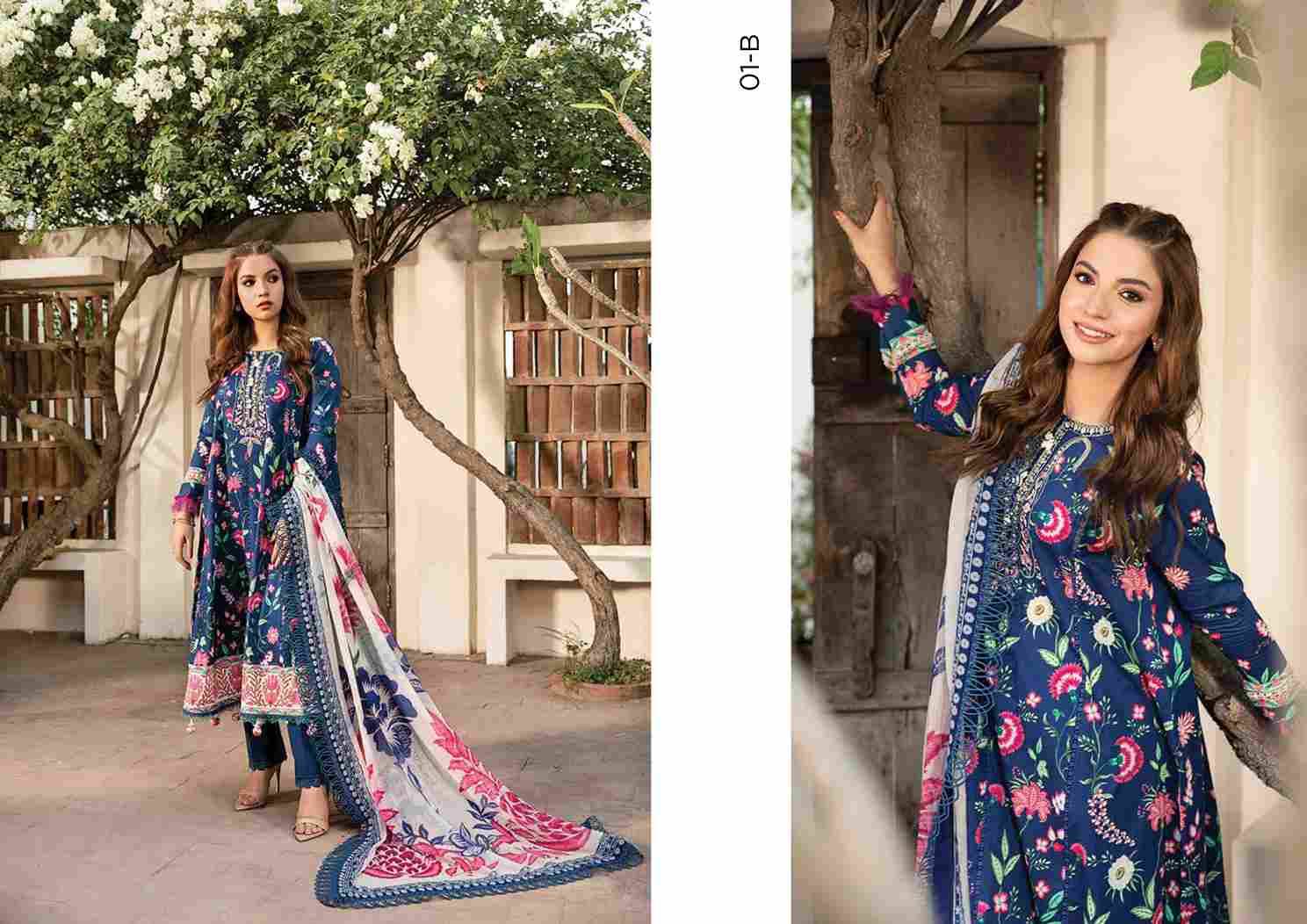 Original Pakistani Maria B Mbasics Vol-2 By Fashid Wholesale 01-A To 12-B Series Beautiful Pakistani Suits Colorful Stylish Fancy Casual Wear & Ethnic Wear Lawn Print Dresses At Wholesale Price