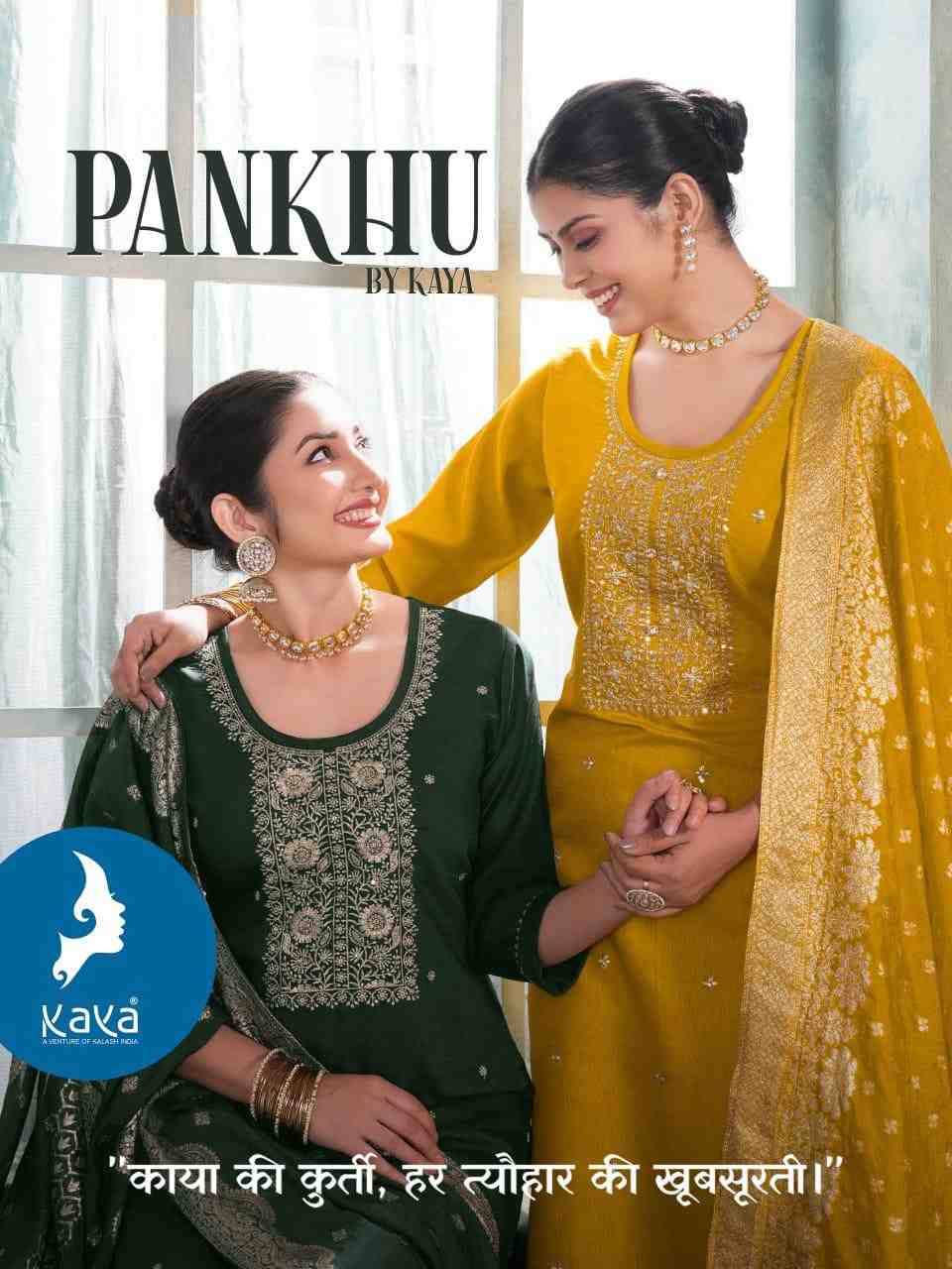 Pankhu By Kaya 01 To 06 Series Beautiful Festive Suits Colorful Stylish Fancy Casual Wear & Ethnic Wear Vertican Dresses At Wholesale Price