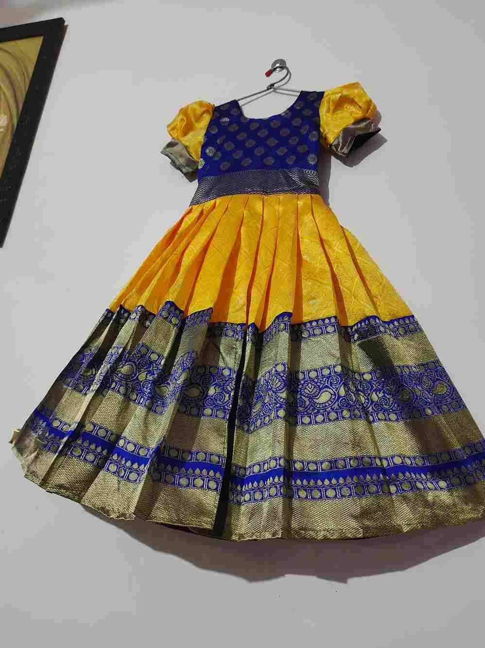 Pv-Kids-Gown Vol-6 By Fashid Wholesale Designer Beautiful Collection Occasional Wear & Party Wear Pure Cotton Silk Gowns At Wholesale Price