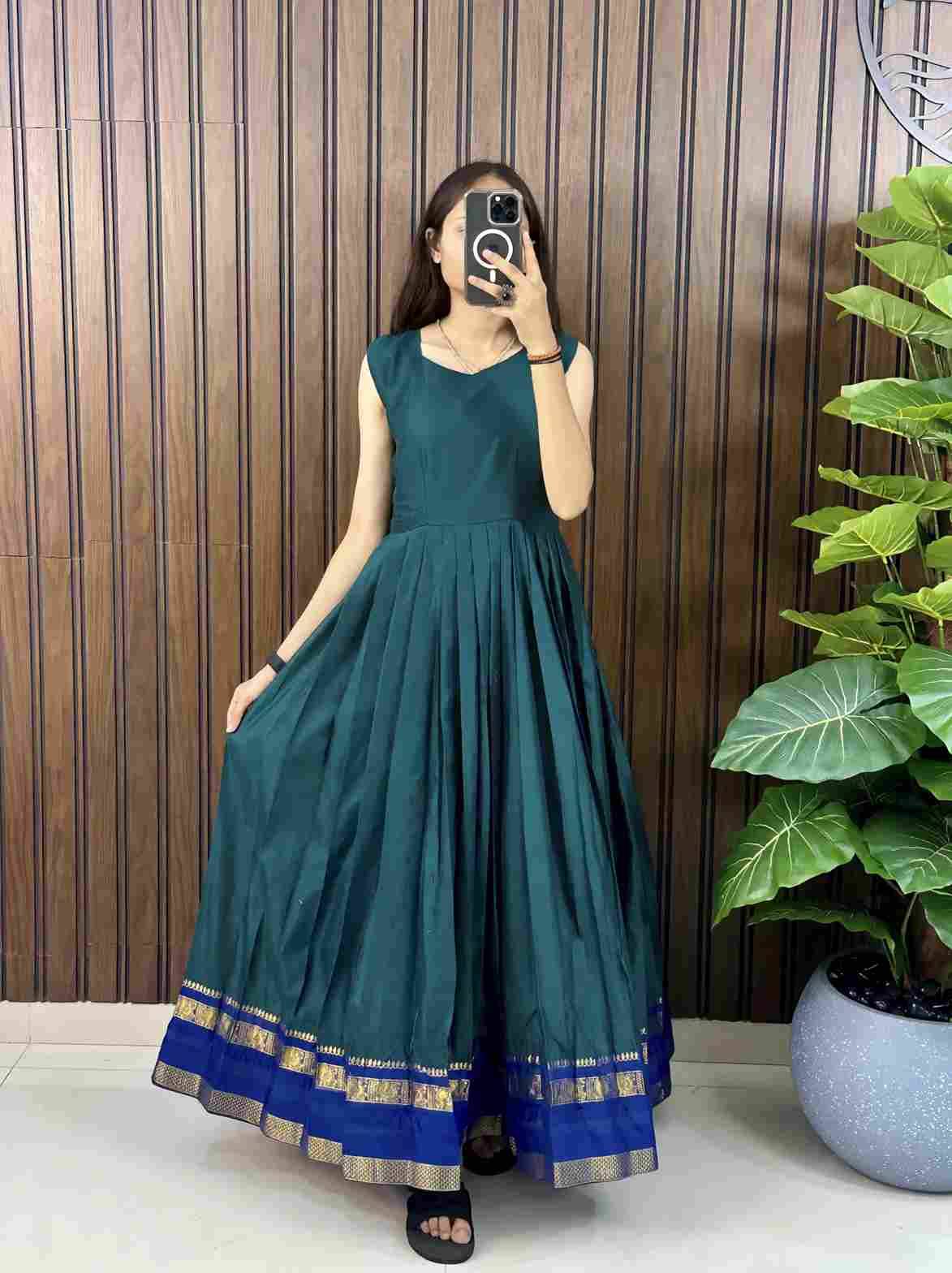 Pv-Gown-Vol-2 By Fashid Wholesale 01 To 04 Series Designer Beautiful Collection Occasional Wear & Party Wear Heavy Silk Gowns At Wholesale Price