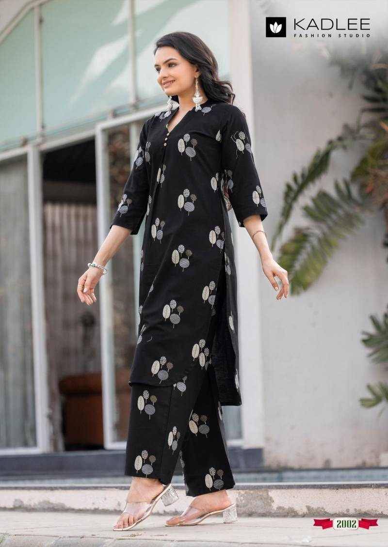 Rosy By Kadlee 2001 To 2005 Series Designer Stylish Fancy Colorful Beautiful Party Wear & Ethnic Wear Collection Rayon Print Co-Ord At Wholesale Price