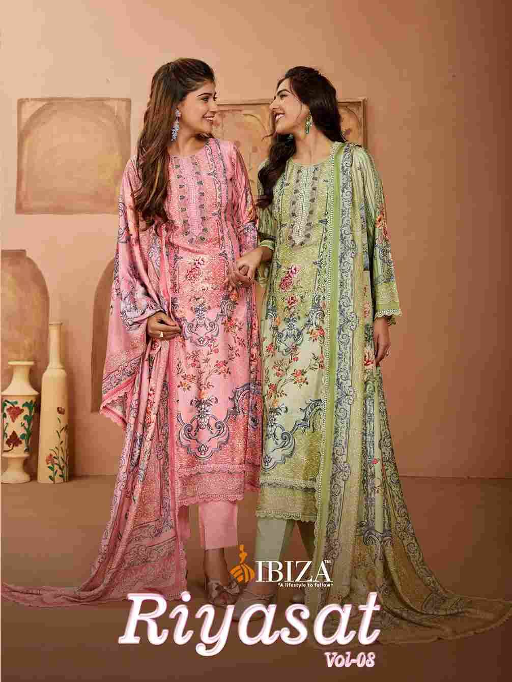 Riyasat Vol-8 By Ibiza 15944 To 15947 Series Beautiful Stylish Festive Suits Fancy Colorful Casual Wear & Ethnic Wear & Ready To Wear Pure Bemberg Muslin Dresses At Wholesale Price