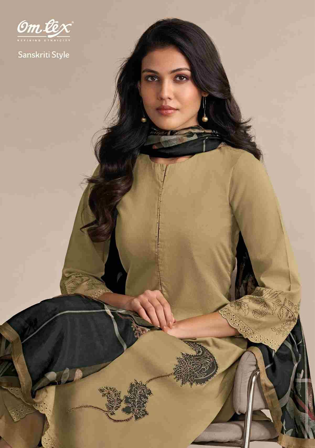 Sanskriti Style By Om Tex 7781-A To 7781-D Series Beautiful Suits Stylish Fancy Colorful Party Wear & Ethnic Wear Lawn Cotton Dresses At Wholesale Price