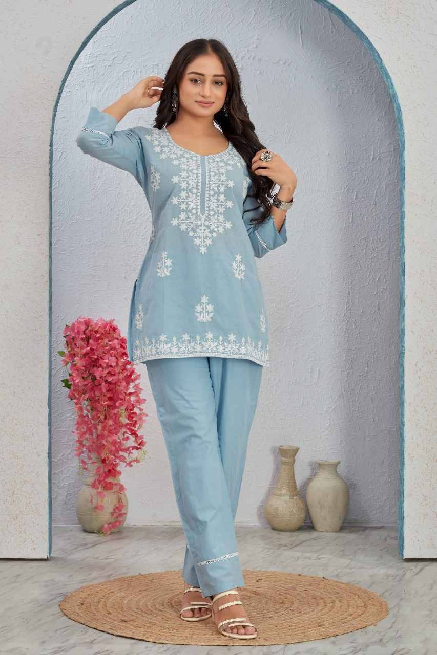 Shanti By Kaamiri 01 To 04 Series Designer Stylish Fancy Colorful Beautiful Party Wear & Ethnic Wear Collection Cambric Cotton Co-Ords At Wholesale Price