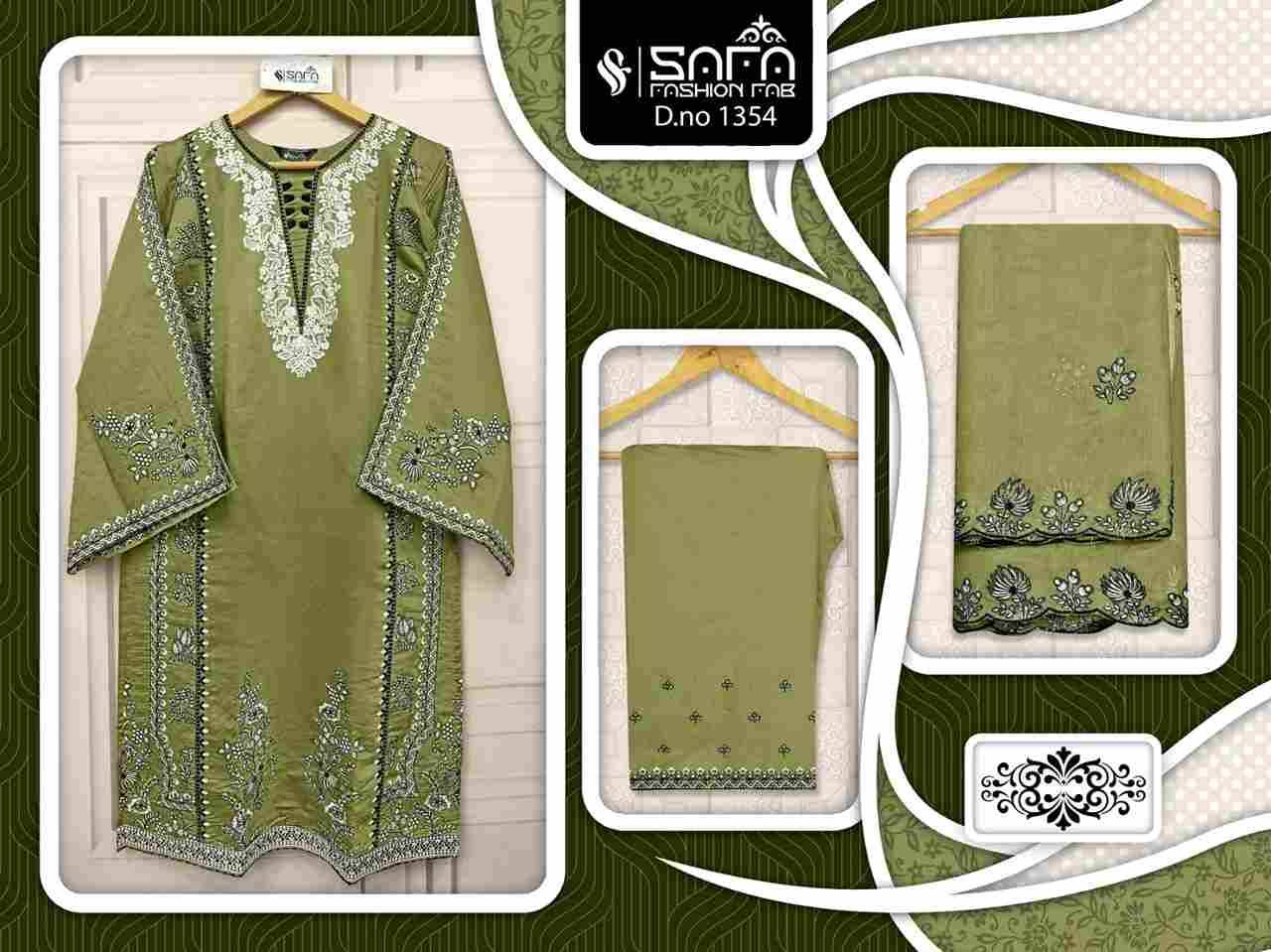 Safa 1354 Colours By Safa Fashion 1354-A To 1354-C Series Designer Stylish Fancy Colorful Beautiful Party Wear & Ethnic Wear Collection Viscose Dresses At Wholesale Price