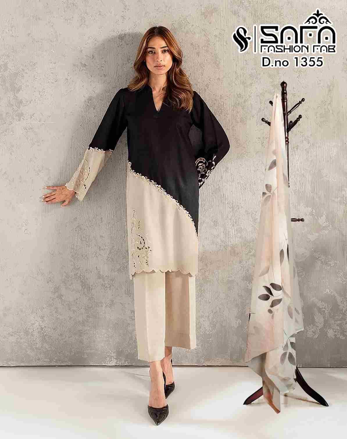 Safa Hit Design 1355 By Safa Fashion Designer Stylish Fancy Colorful Beautiful Party Wear & Ethnic Wear Collection Heavy Georgette Dresses At Wholesale Price