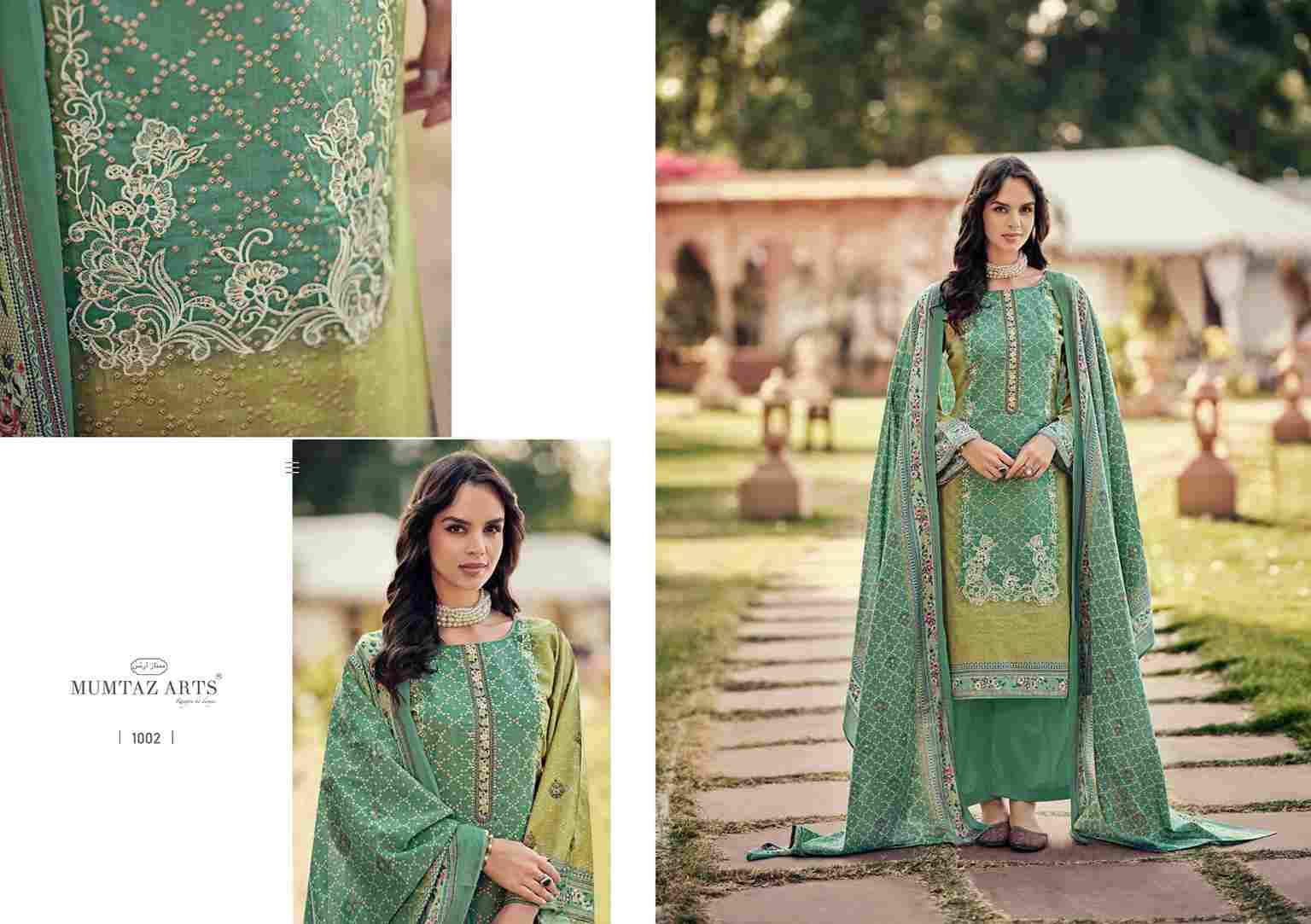 Saaj By Mumtaz Arts 1001 To 1007 Series Beautiful Festive Suits Colorful Stylish Fancy Casual Wear & Ethnic Wear Pure Viscose Cotton Dresses At Wholesale Price
