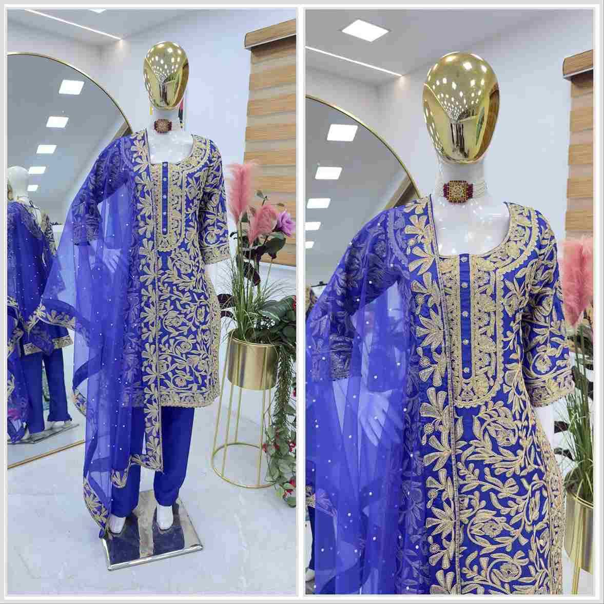 Zs-9000 By Fashid Wholesale 01 To 04 Beautiful Colorful Fancy Wedding Collection Occasional Wear & Party Wear Chinnon Dresses At Wholesale Price