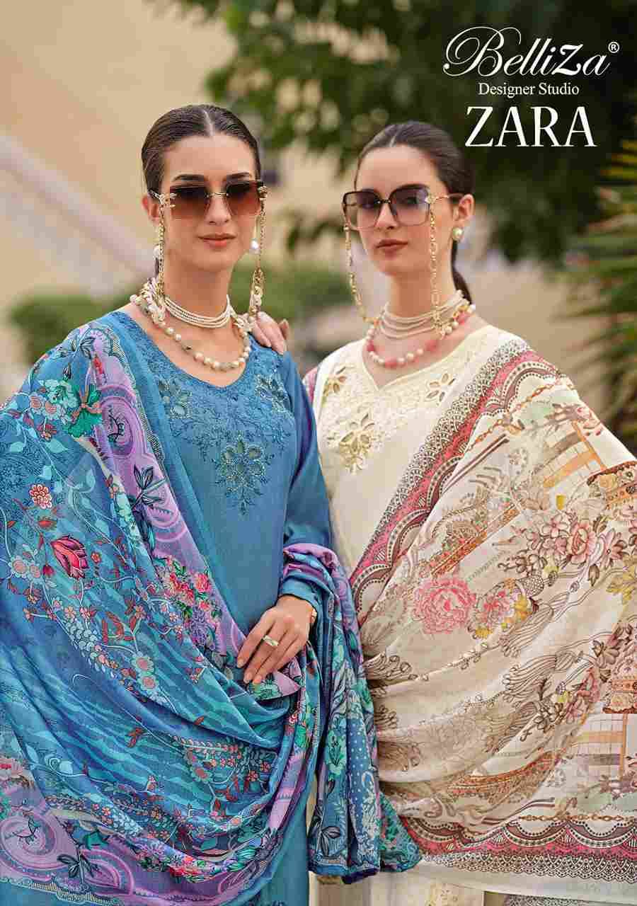 Zara By Belliza 864-001 To 864-006 Series Beautiful Festive Suits Stylish Fancy Colorful Casual Wear & Ethnic Wear Pure Roman Silk Dresses At Wholesale Price