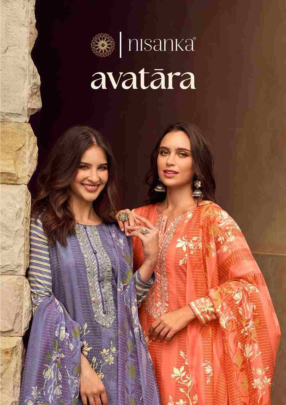 Avatara Vol-2 By Nisanka 101 To 107 Series Beautiful Festive Suits Colorful Stylish Fancy Casual Wear & Ethnic Wear Viscose Lawn Dresses At Wholesale Price