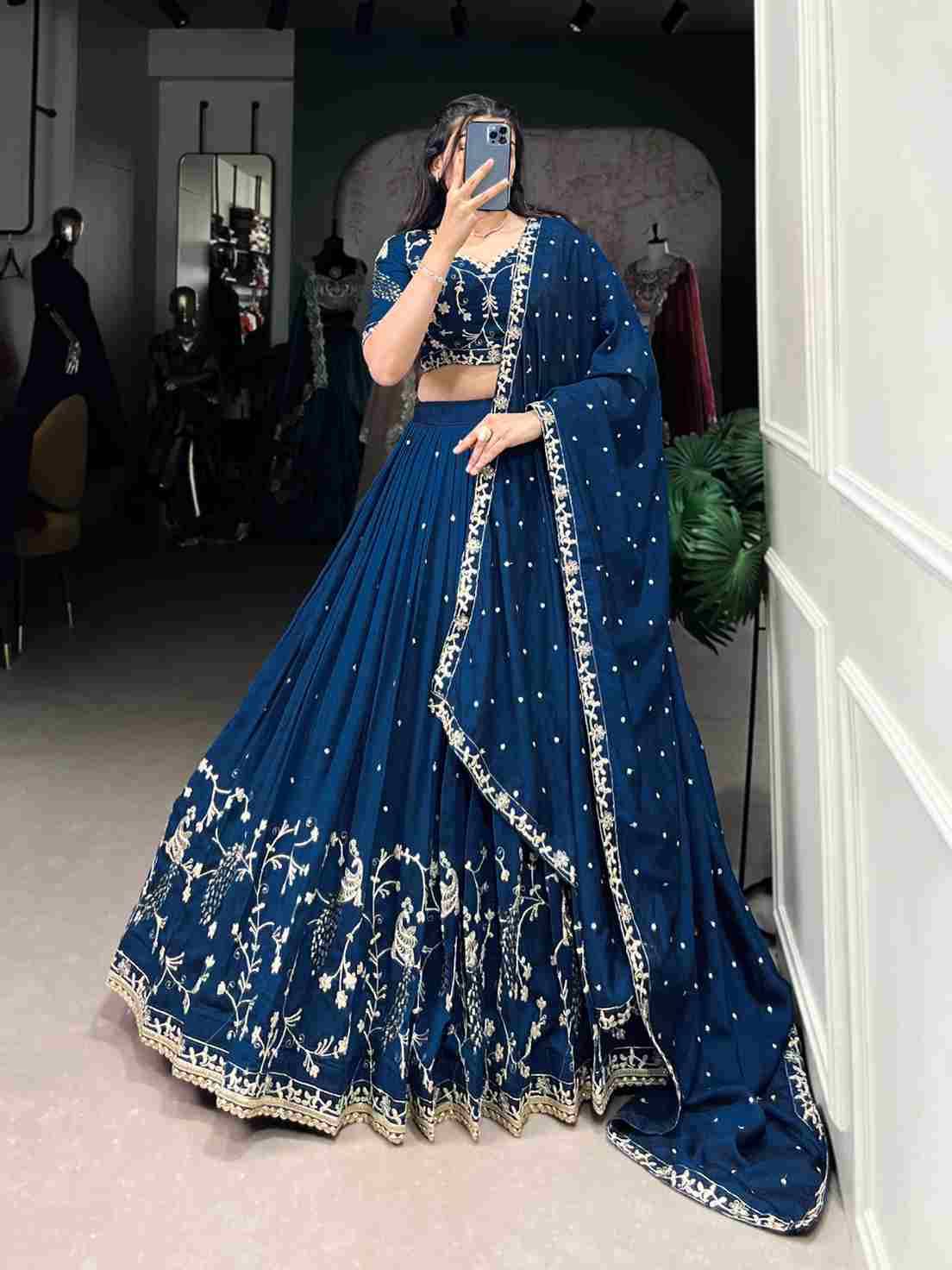 Dulhan By Fashid Wholesale 01 To 02 Series Designer Beautiful Wedding Collection Occasional Wear & Party Wear Vichitra Silk Lehengas At Wholesale Price