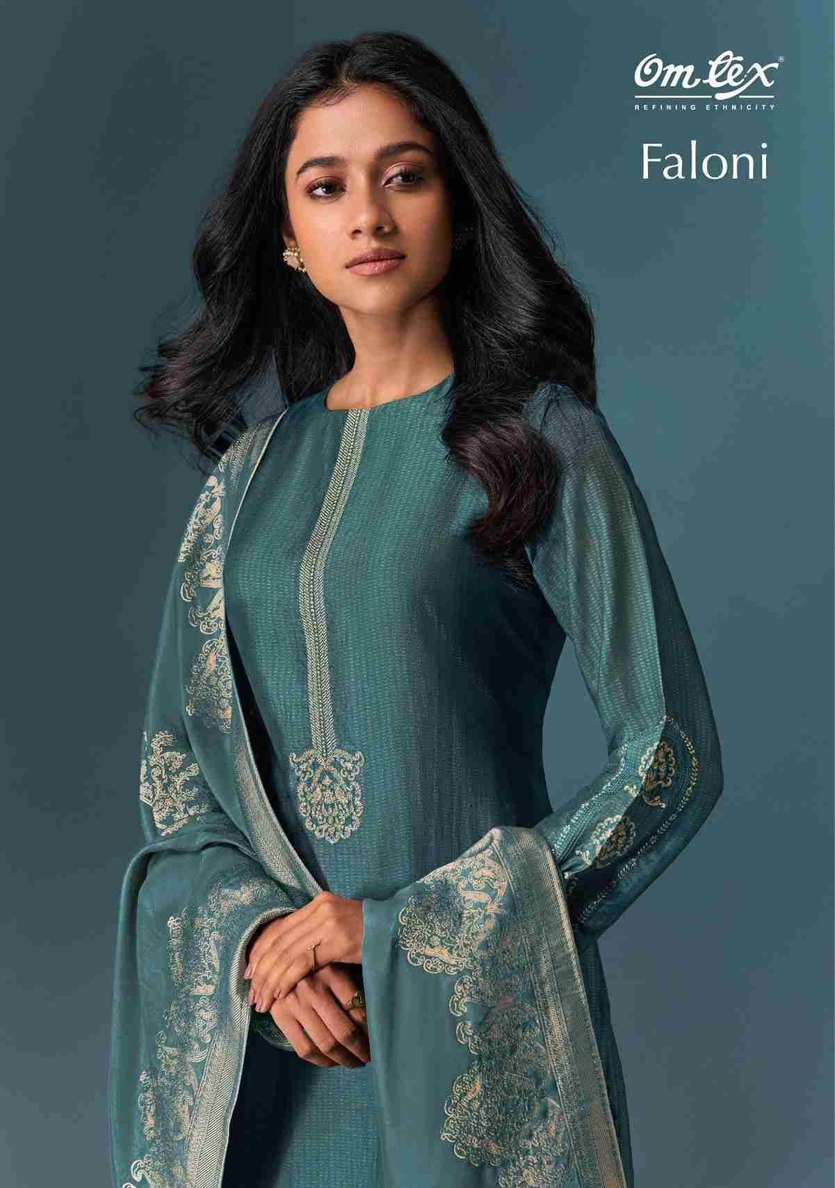 Faloni By Om Tex 8031-A To 8031-B Series Beautiful Suits Stylish Fancy Colorful Party Wear & Ethnic Wear Silk Dresses At Wholesale Price