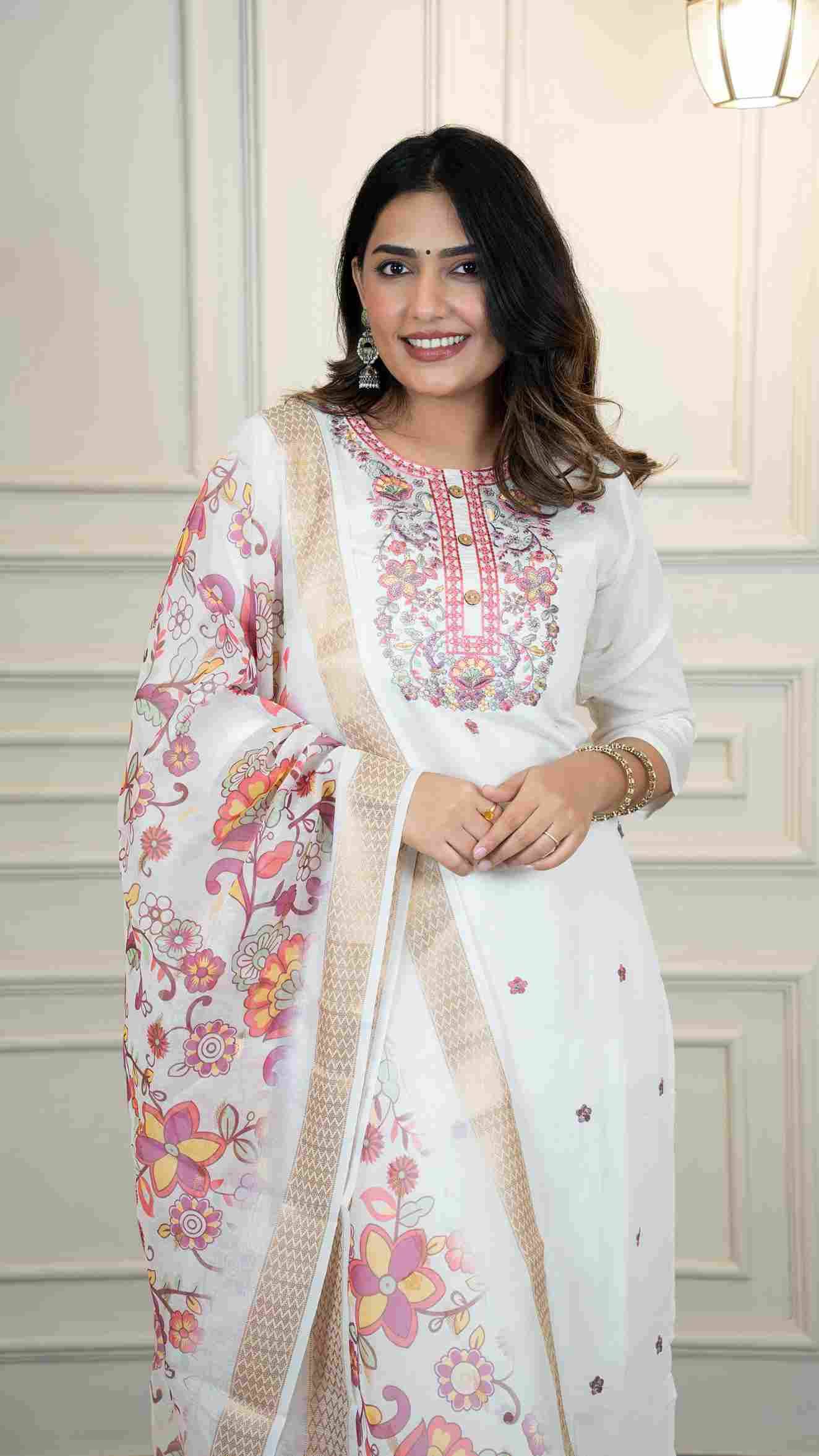 Kr-371 By Fashid Wholesale Beautiful Stylish Festive Suits Fancy Colorful Casual Wear & Ethnic Wear & Ready To Wear Roman Silk Dresses At Wholesale Price