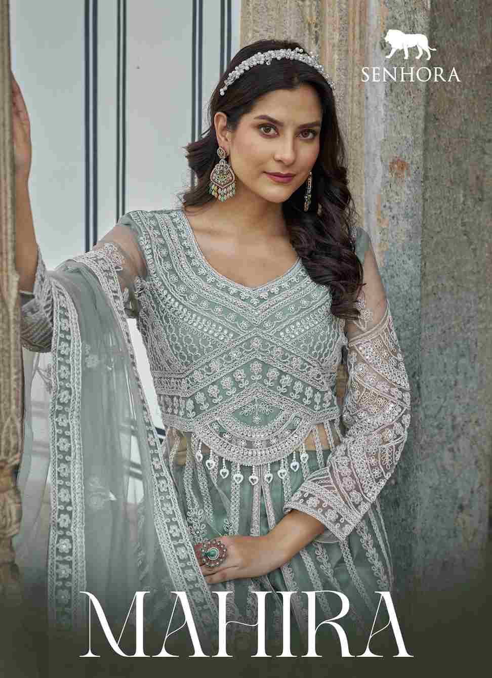 Mahira By Senhora Dresses 3102-A To 3102-D Series Beautiful Anarkali Suits Stylish Fancy Colorful Casual Wear & Ethnic Wear Pure Net Dresses At Wholesale Price