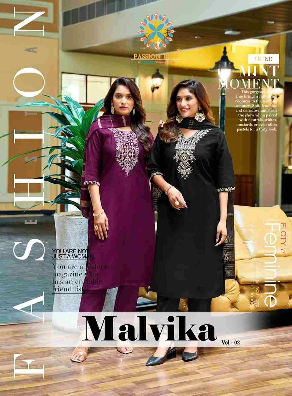 Malvika Vol-2 By Passion Tree 2001 To 2008 Series Beautiful Festive Suits Colorful Stylish Fancy Casual Wear & Ethnic Wear Vatican Dresses At Wholesale Price