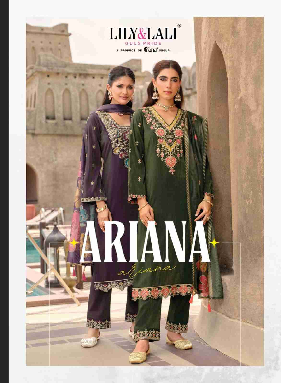 Ariana By Lily And Lali 26811 To 26814 Series Designer Stylish Fancy Colorful Beautiful Party Wear & Ethnic Wear Collection Simmer Silk Dresses At Wholesale Price