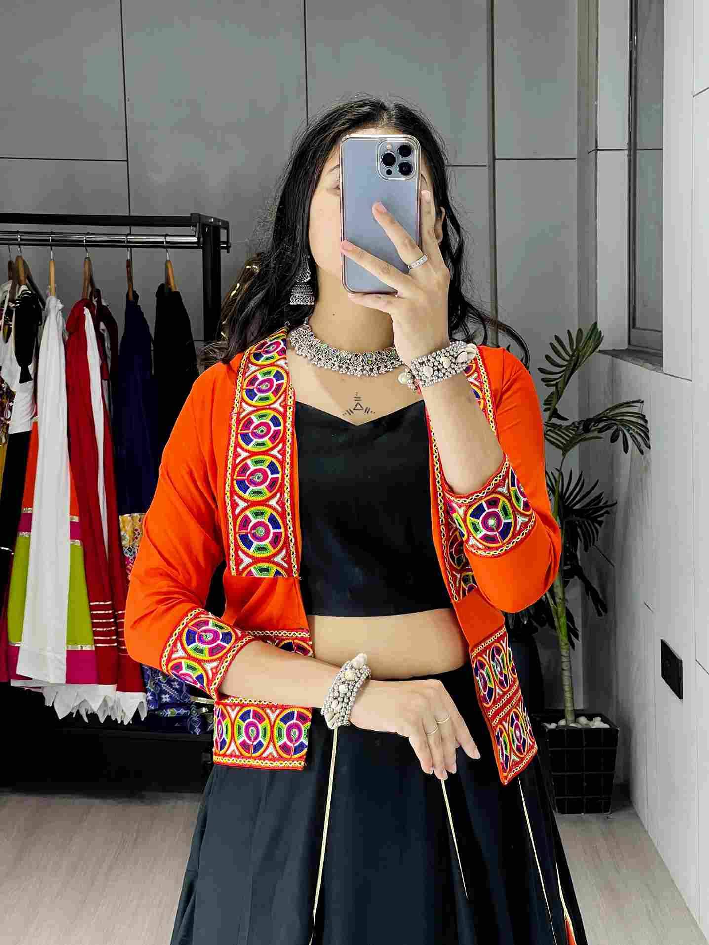 Gr-8059 By Fashid Wholesale Navratri Wear Collection Beautiful Stylish Colorful Fancy Party Wear & Occasional Wear Pure Rayon Cotton Lehengas At Wholesale Price