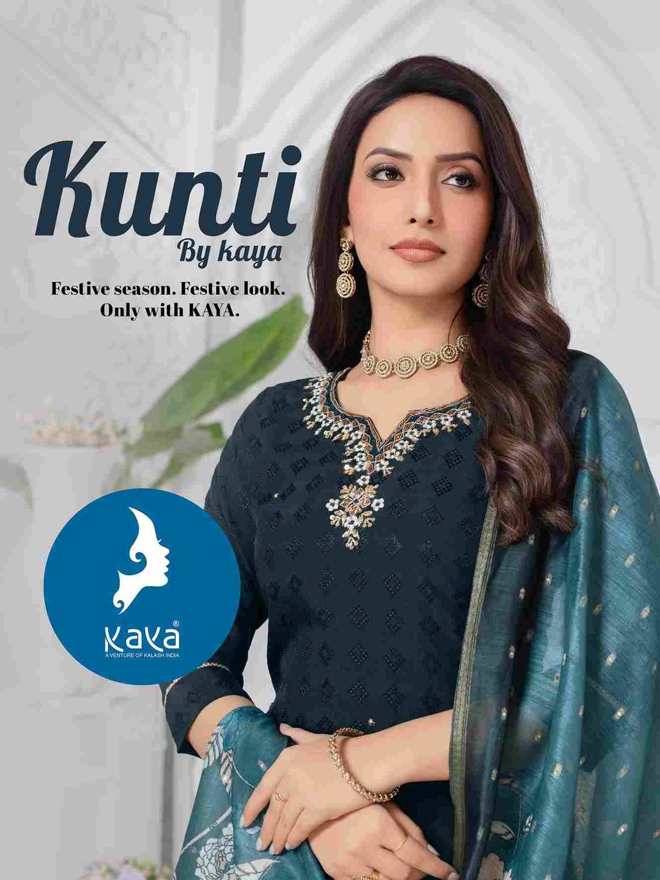 Kunti By Kaya 01 To 06 Series Beautiful Stylish Festive Suits Fancy Colorful Casual Wear & Ethnic Wear & Ready To Wear Fancy Print Dresses At Wholesale Price
