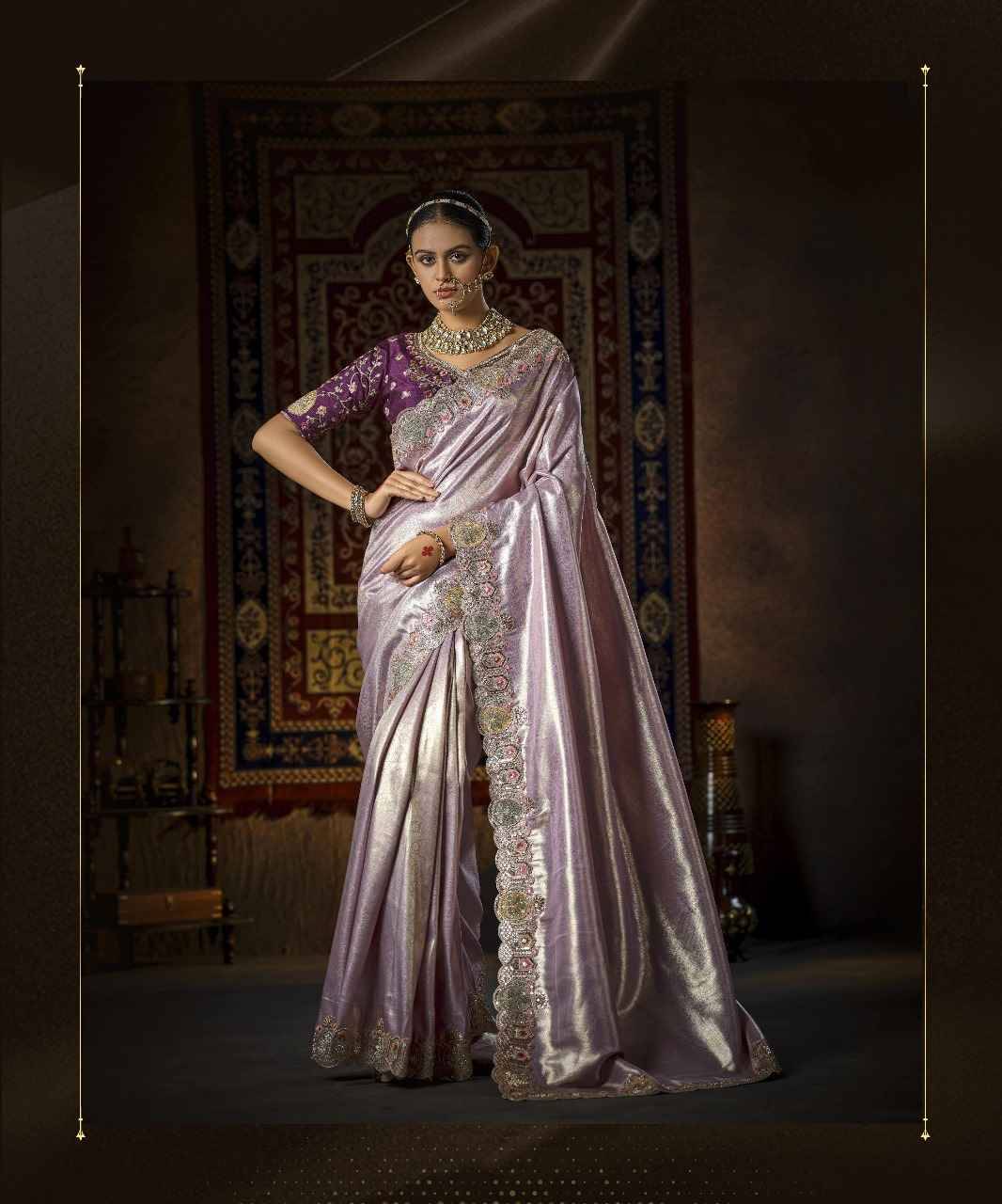 5111 By Fashid Wholesale 5111-A To 5111-D Series Indian Traditional Wear Collection Beautiful Stylish Fancy Colorful Party Wear & Occasional Wear Silk Sarees At Wholesale Price