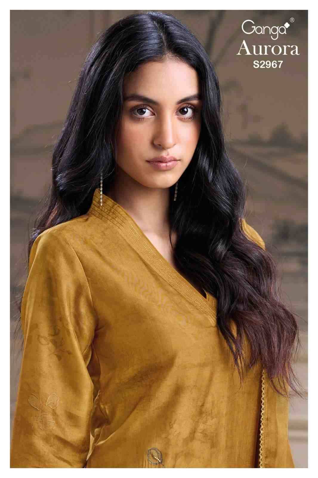 Aurora-2967 By Ganga Fashion 2967-A To 2967-D Series Beautiful Festive Suits Colorful Stylish Fancy Casual Wear & Ethnic Wear Premium Bemberg Silk Dresses At Wholesale Price