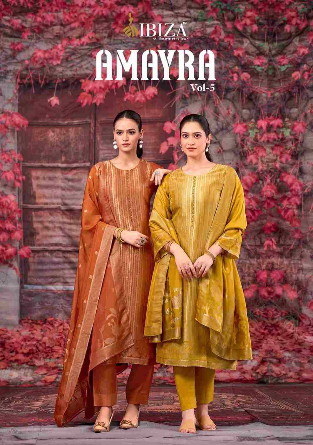Amayra Vol-5 By Ibiza 2501 To 2504 Series Beautiful Festive Suits Colorful Stylish Fancy Casual Wear & Ethnic Wear Bangalori Silk Jacquard Dresses At Wholesale Price