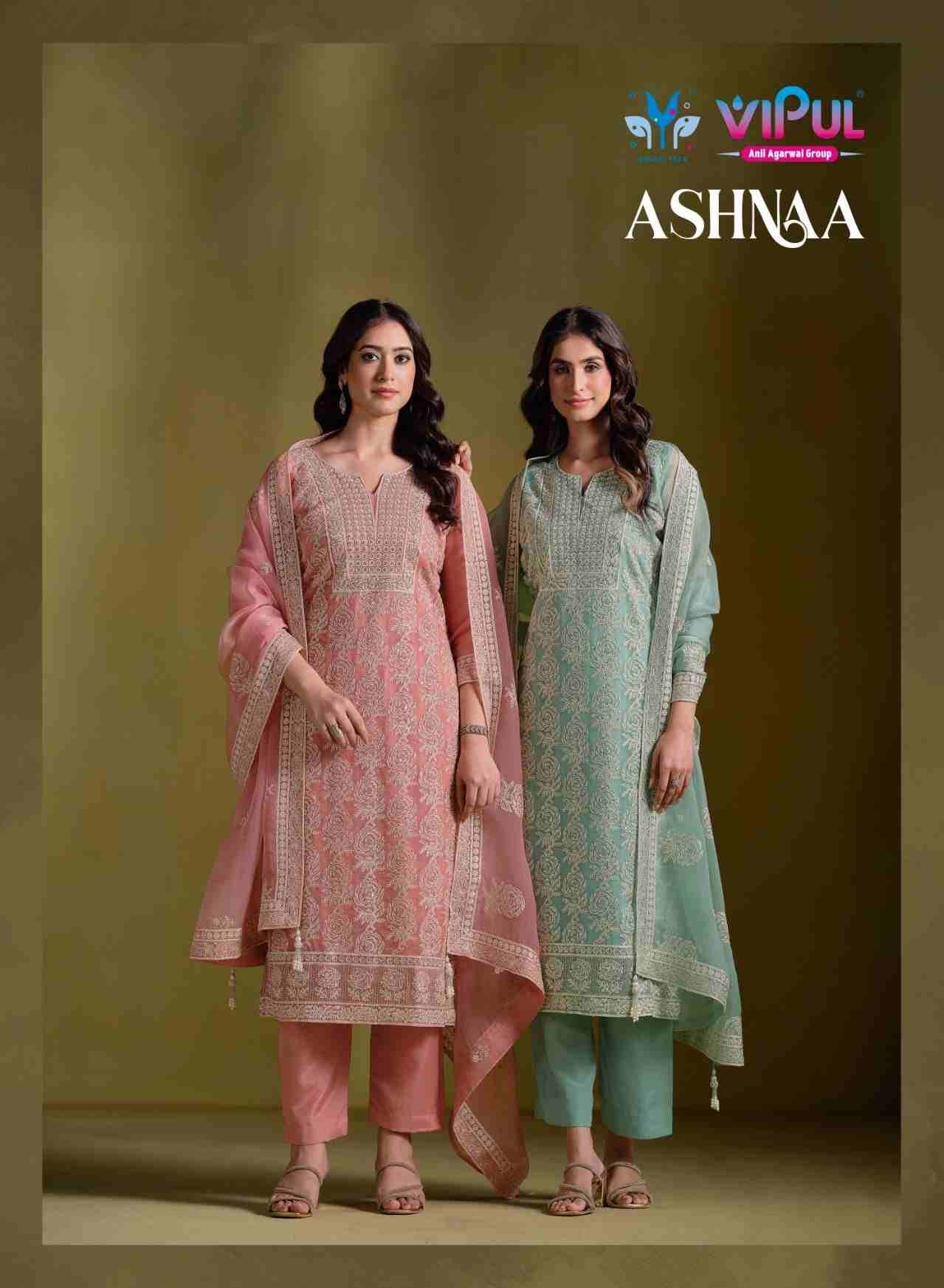 Ashnaa By Vipul Fashion 6511 To 6516 Series Designer Festive Suits Beautiful Fancy Stylish Colorful Party Wear & Occasional Wear Chiffon With Embroidery Dresses At Wholesale Price