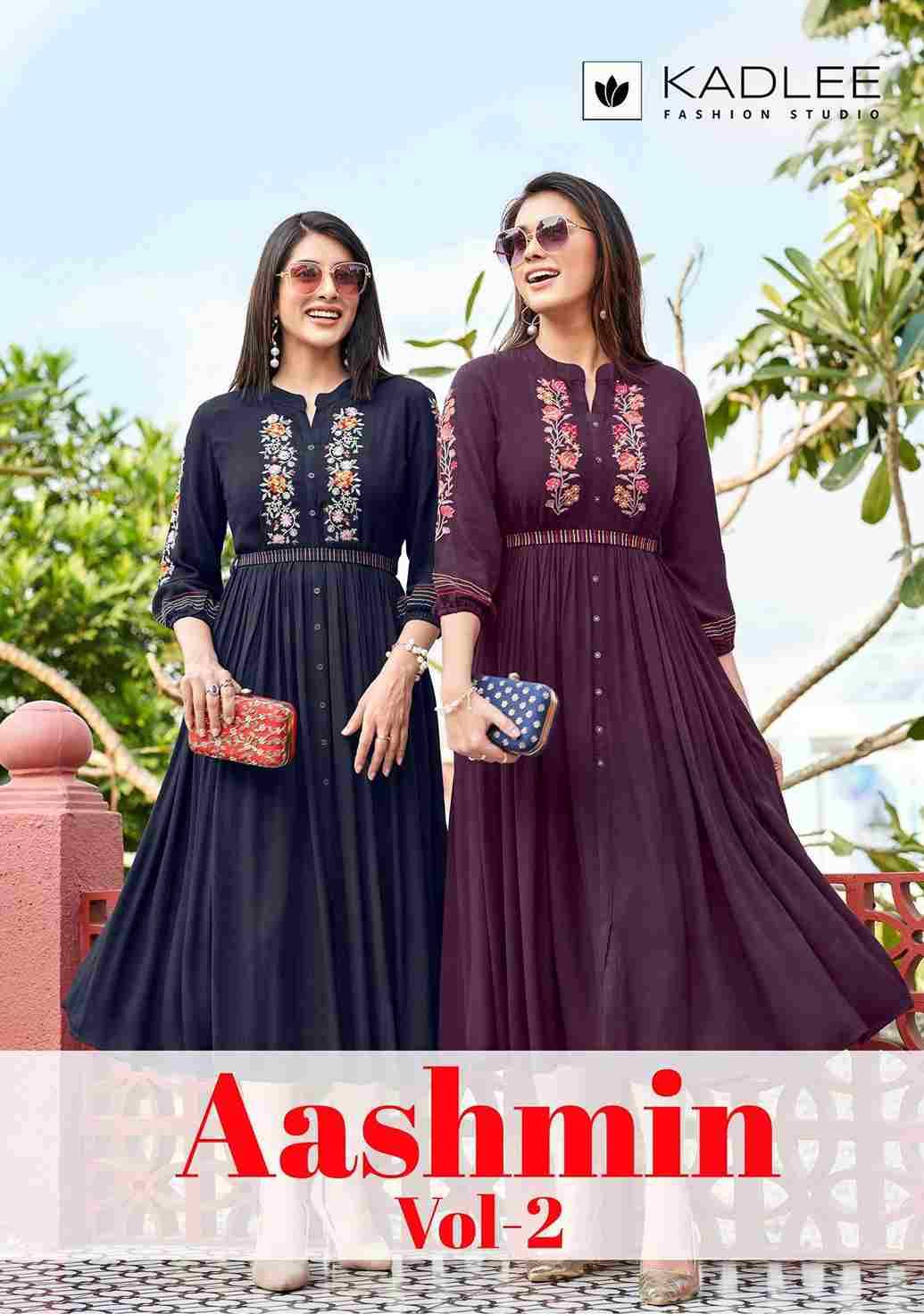 Ashmin Vol-2 By Kadlee 1007 To 1012 Series Designer Stylish Fancy Colorful Beautiful Party Wear & Ethnic Wear Collection Heavy Rayon Kurtis At Wholesale Price