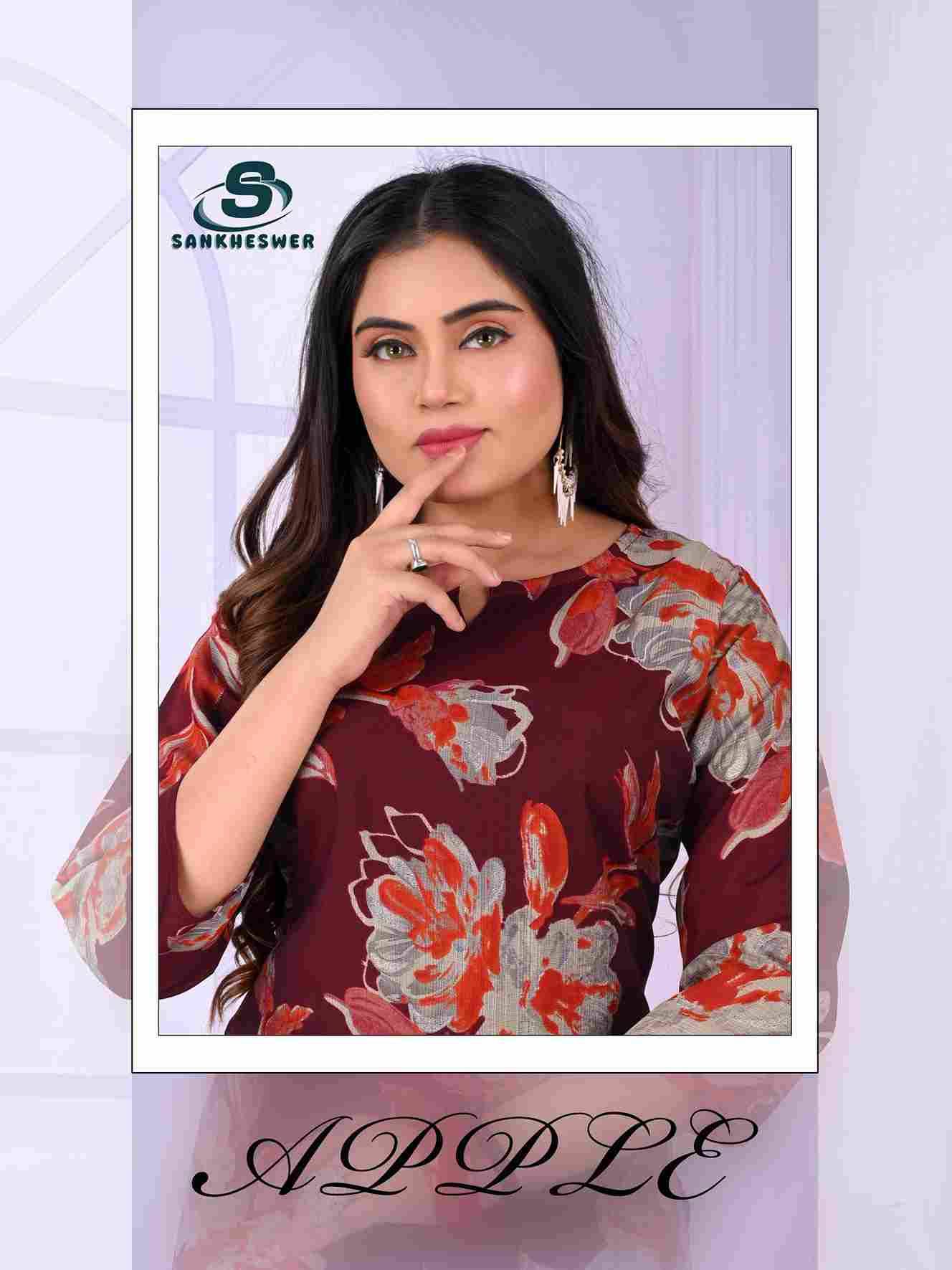 Apple By Sankheswer 1001 To 1008 Series Designer Stylish Fancy Colorful Beautiful Party Wear & Ethnic Wear Collection Heavy Vertican Kurtis At Wholesale Price