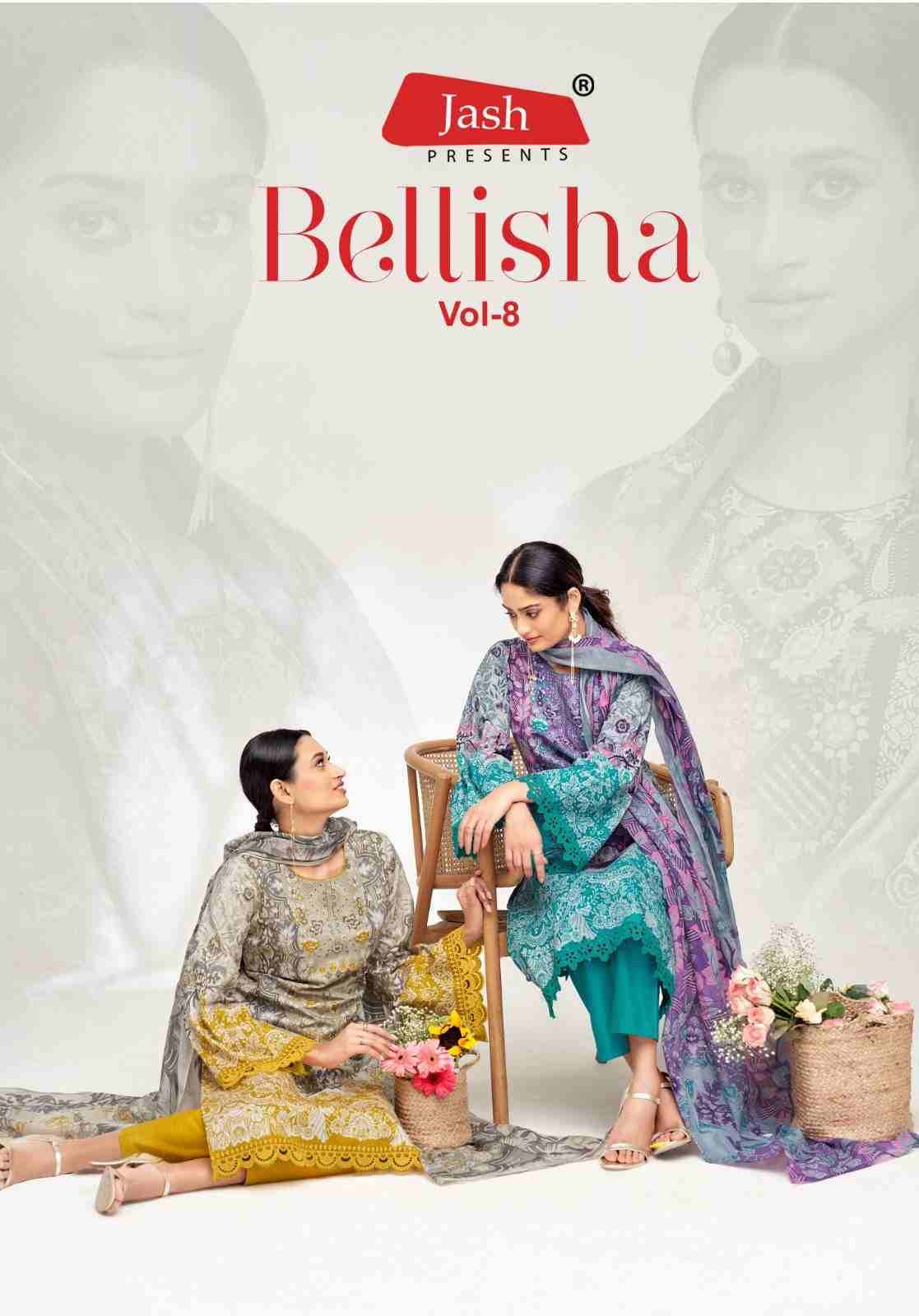 Bellisha Vol-8 By Jash 8001 To 8010 Series Beautiful Festive Suits Stylish Fancy Colorful Casual Wear & Ethnic Wear Cotton Print Dresses At Wholesale Price